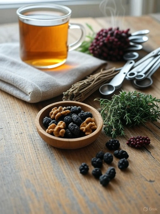 Beat Bloating and Itchy Rashes Naturally: How Black Walnut, Wormwood, and Barberry Can Help Fight Parasites
