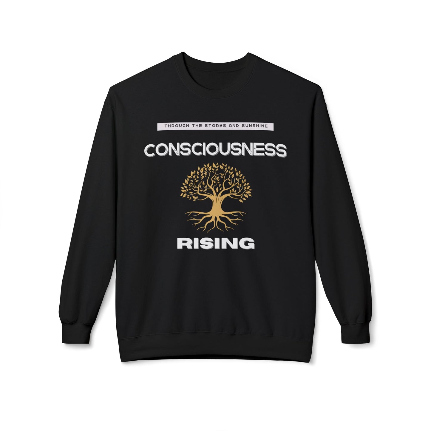 Consciousness Rising Unisex Garment-Dyed Sweatshirt – A Journey in Growth, Transformation, and Unity