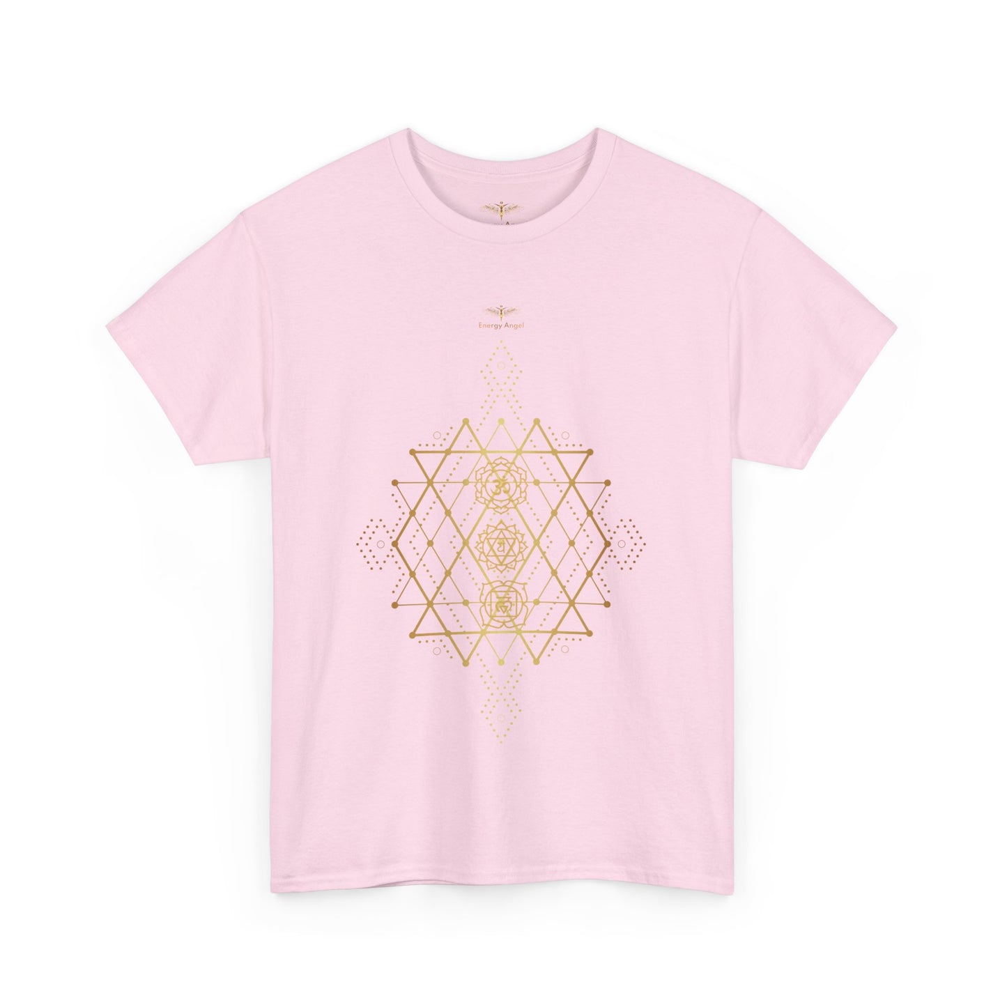 Sacred Geometry Chakra Unisex Heavy Cotton Tee