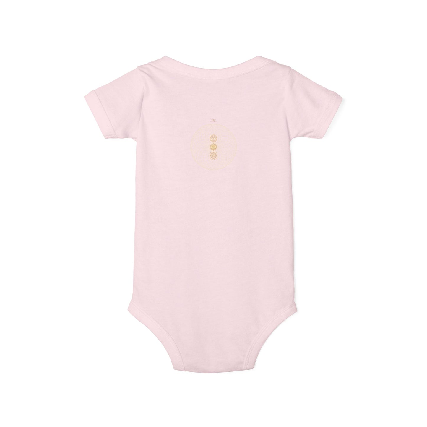 Solara & Rivo Infant Sacral Chakra Bodysuit — "Emotion. Art. Flow." Organic Cotton One-Piece