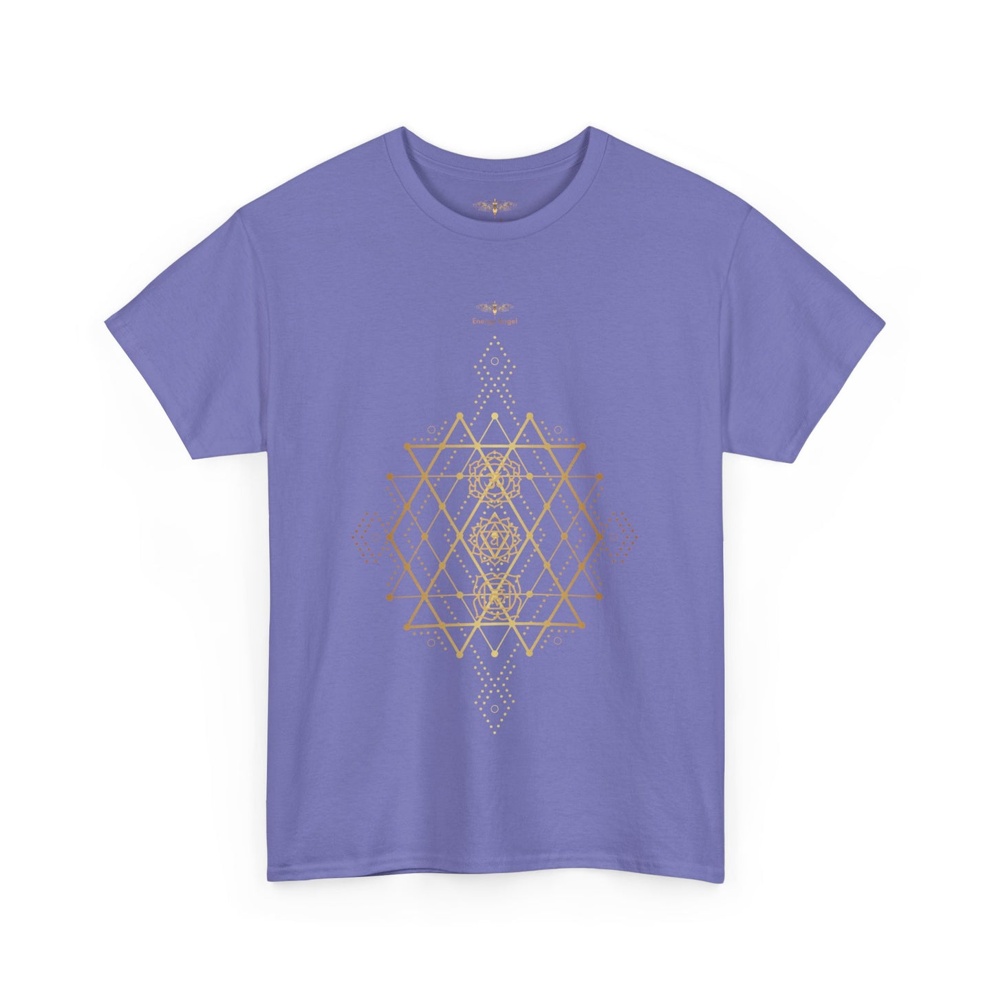 Sacred Geometry Chakra Unisex Heavy Cotton Tee