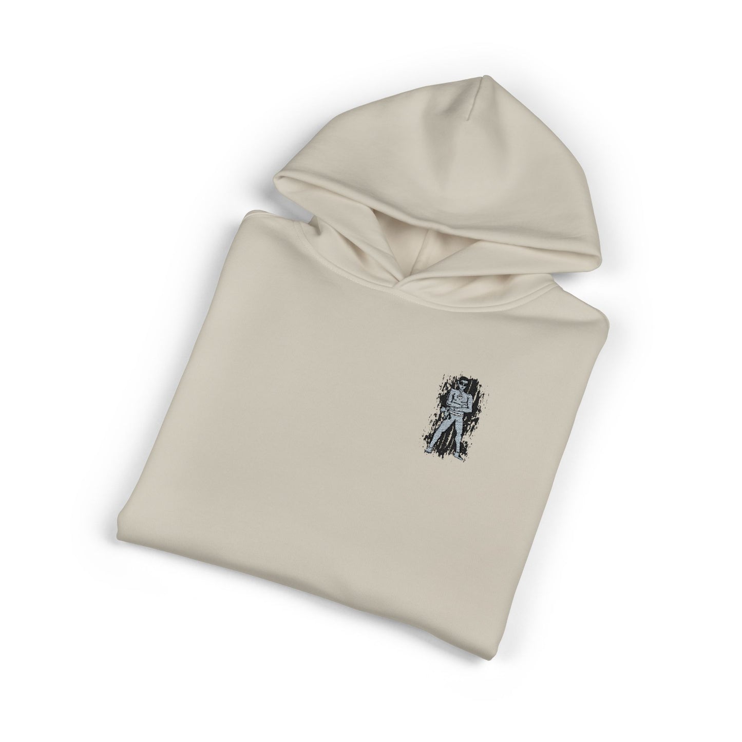 Relaxed Hoodie with Root Chakra Super Hero Chakra 1 Chest Design – Minimal Streetwear Pullover