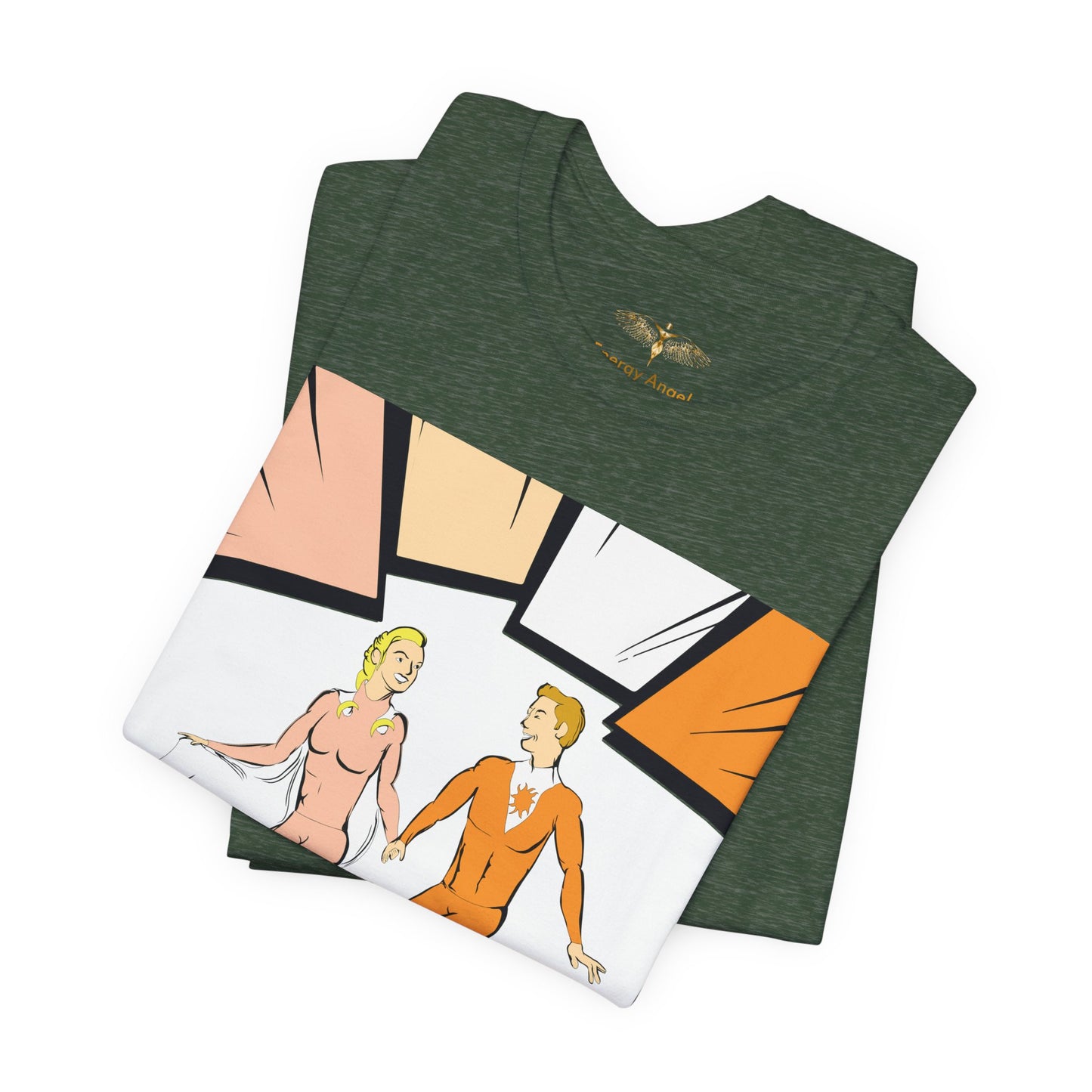 Solara & Rivo Sacral Chakra Tee — "Emotion. Art. Flow." Lightweight Unisex Design