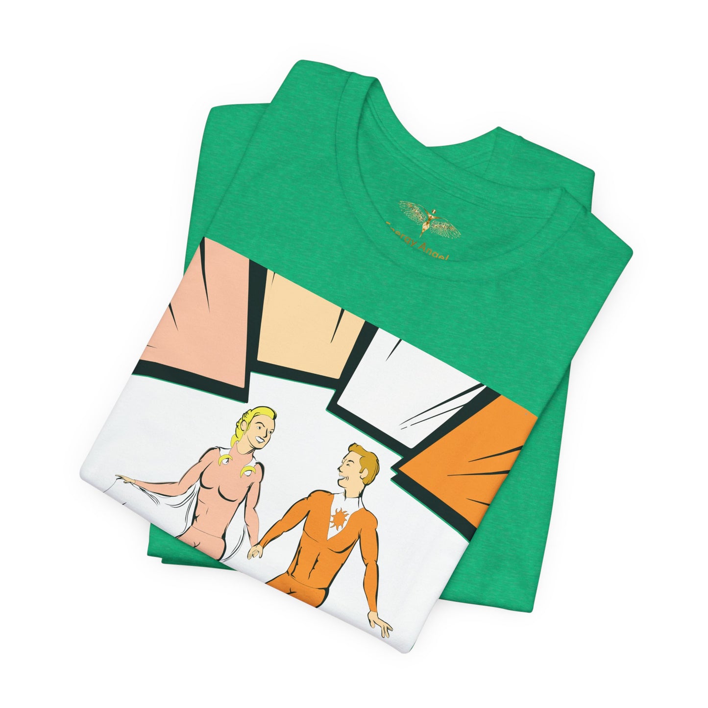 Solara & Rivo Sacral Chakra Tee — "Emotion. Art. Flow." Lightweight Unisex Design