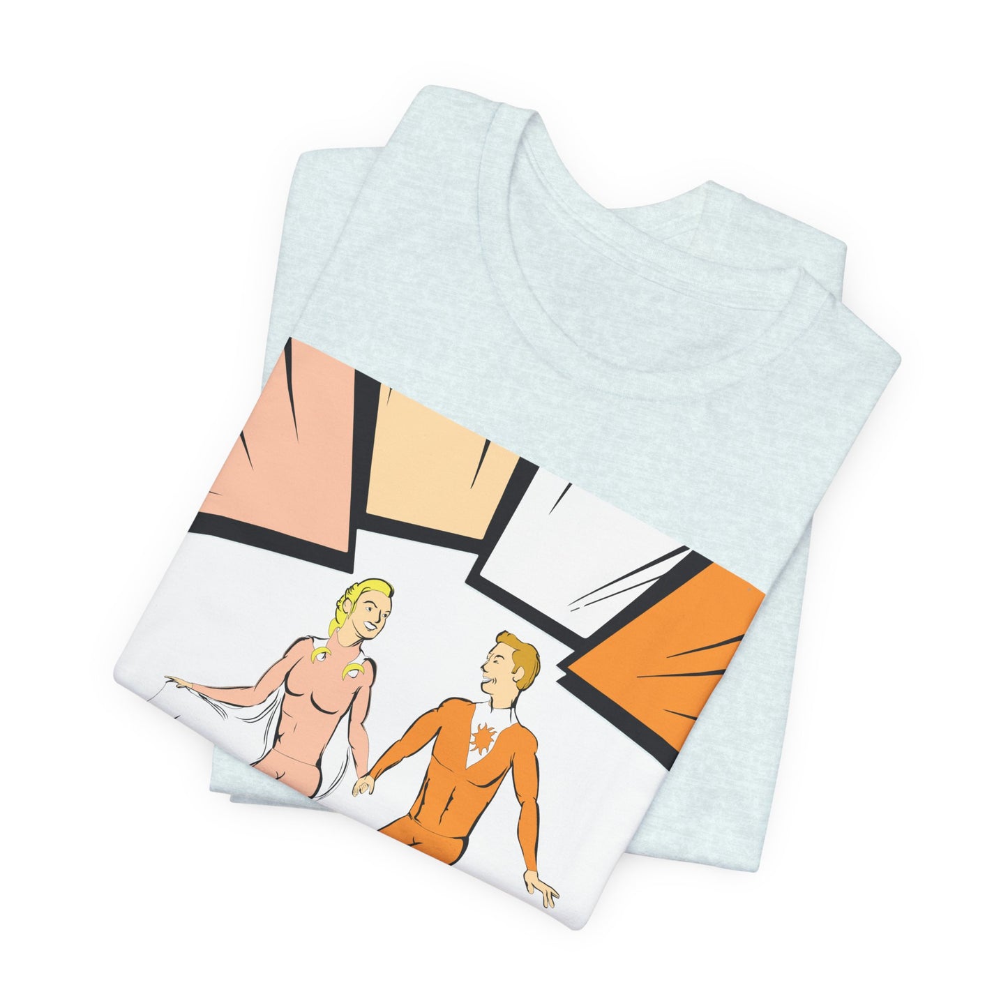 Art Flow Sacral Chakra Graphic Tee — Emotion Art Flow Couple Design