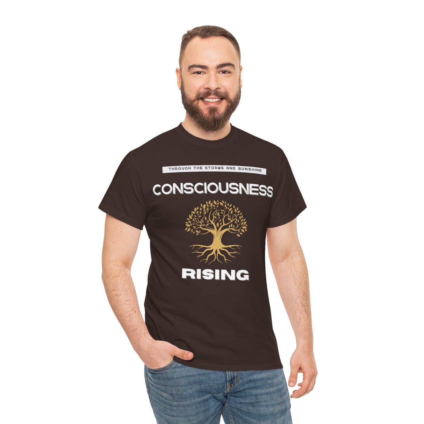Consciousness Rising: Unisex Heavy Cotton Tee