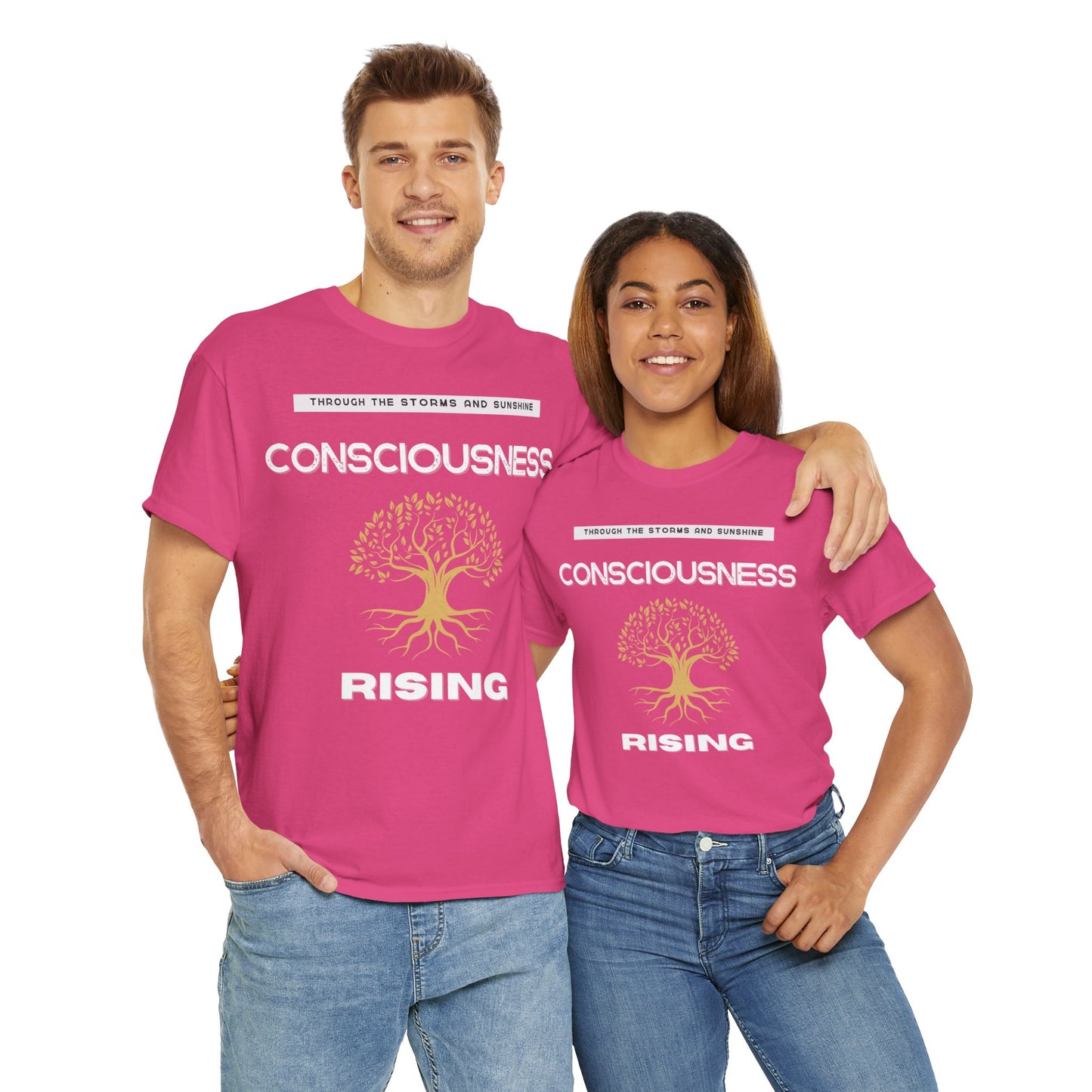 Consciousness Rising: Unisex Heavy Cotton Tee