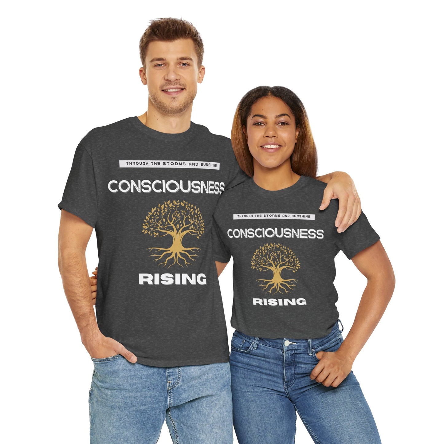 Consciousness Rising: Unisex Heavy Cotton Tee