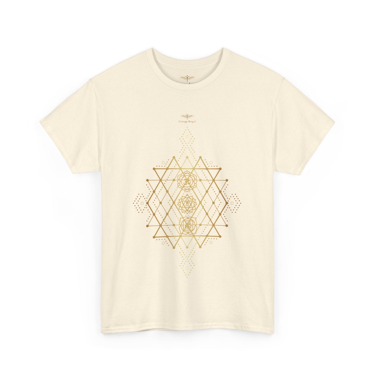 Sacred Geometry Chakra Unisex Heavy Cotton Tee