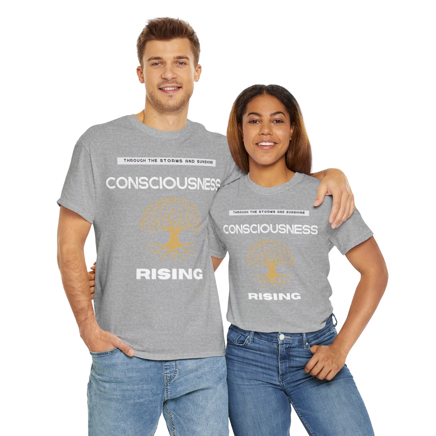 Consciousness Rising: Unisex Heavy Cotton Tee