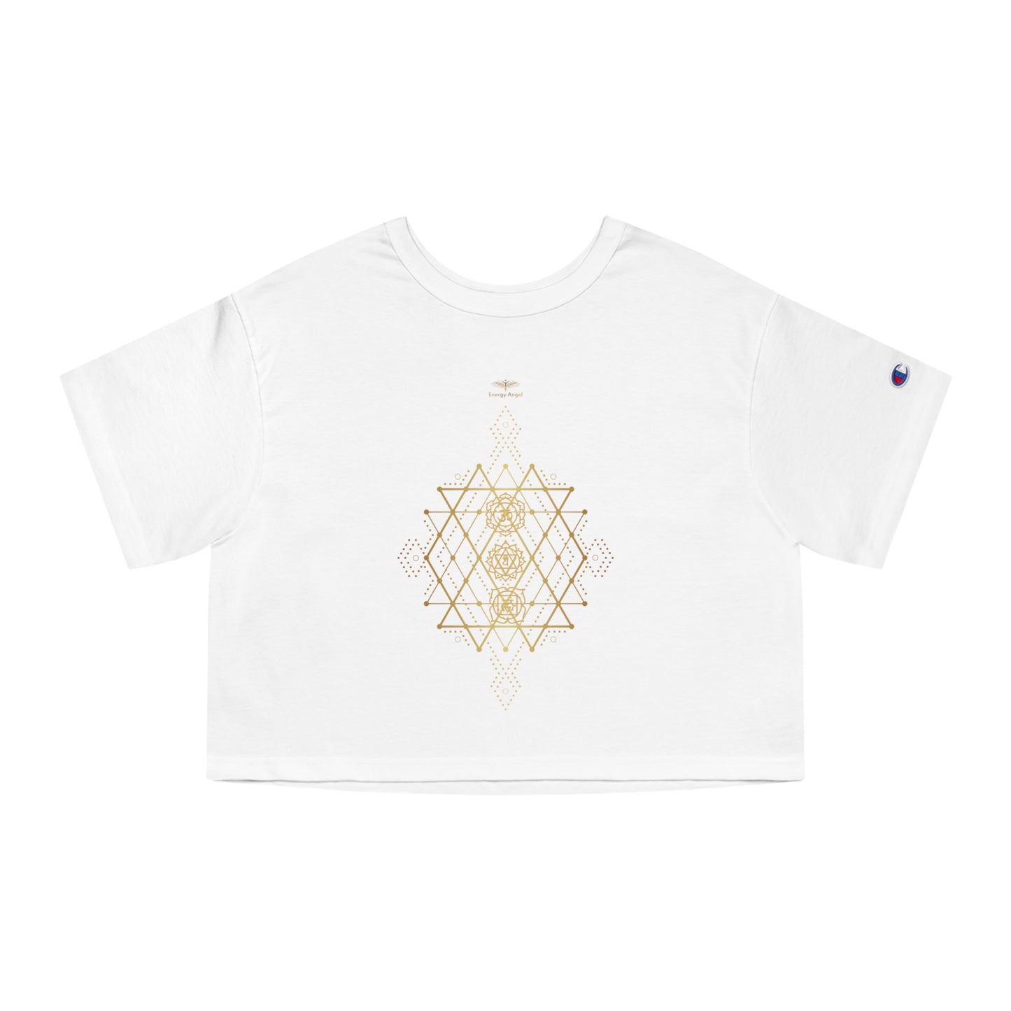 Cropped T-Shirt for Balance and Style - Champion Women's Chakra Harmony