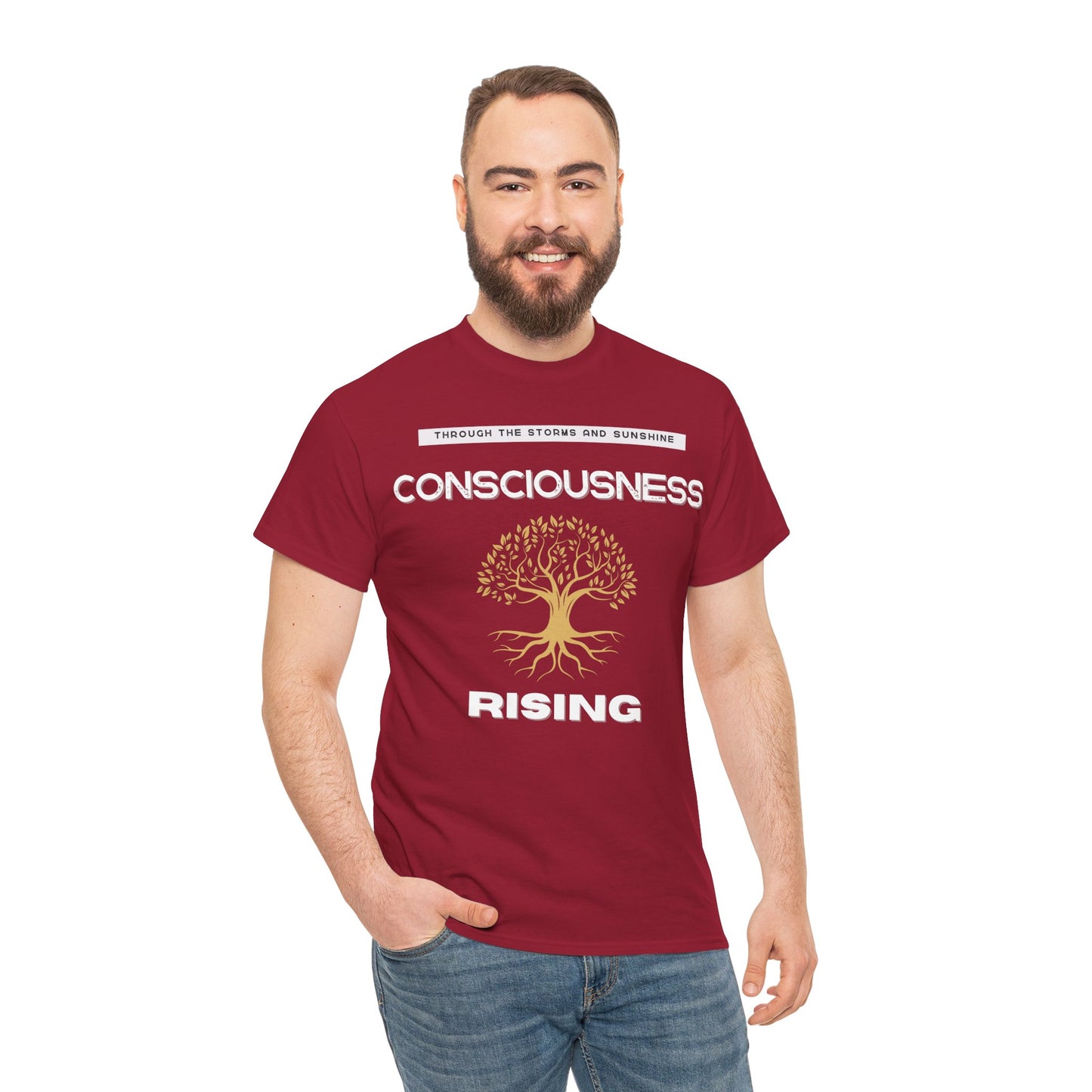 Consciousness Rising: Unisex Heavy Cotton Tee