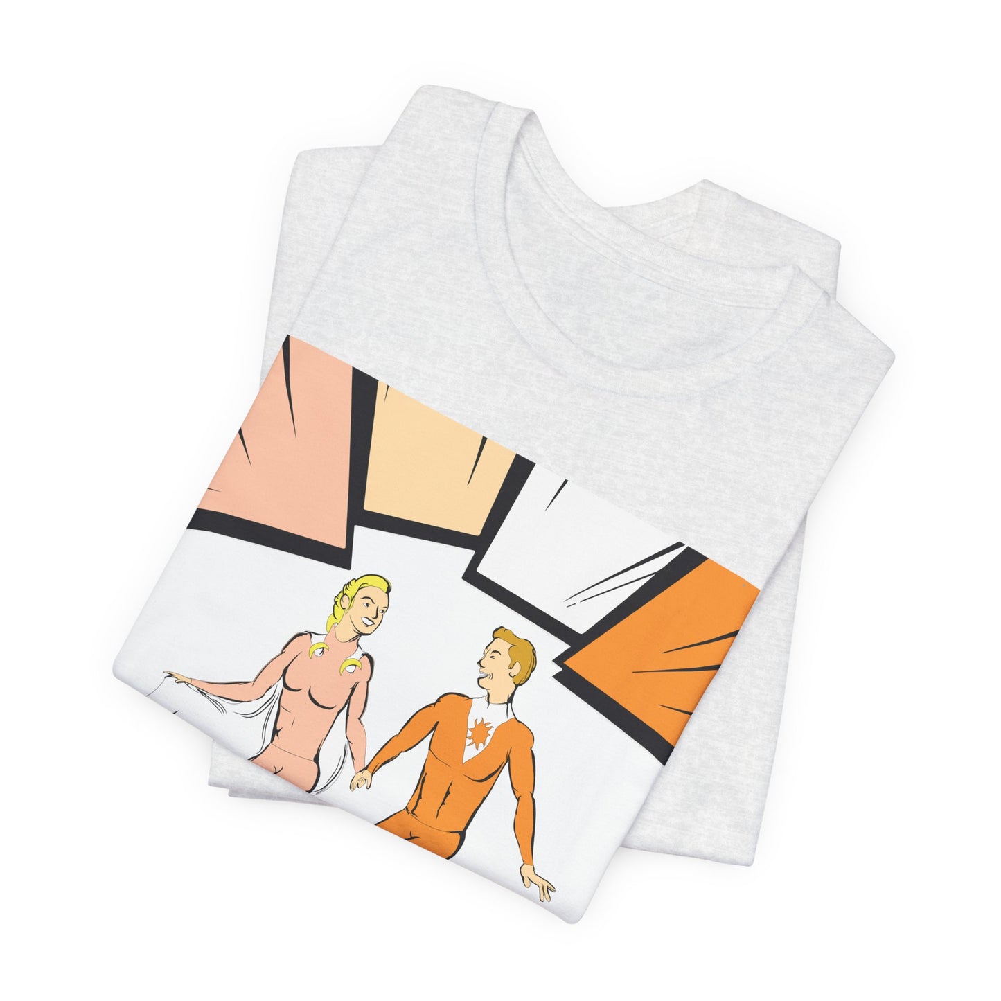 Art Flow Sacral Chakra Graphic Tee — Emotion Art Flow Couple Design