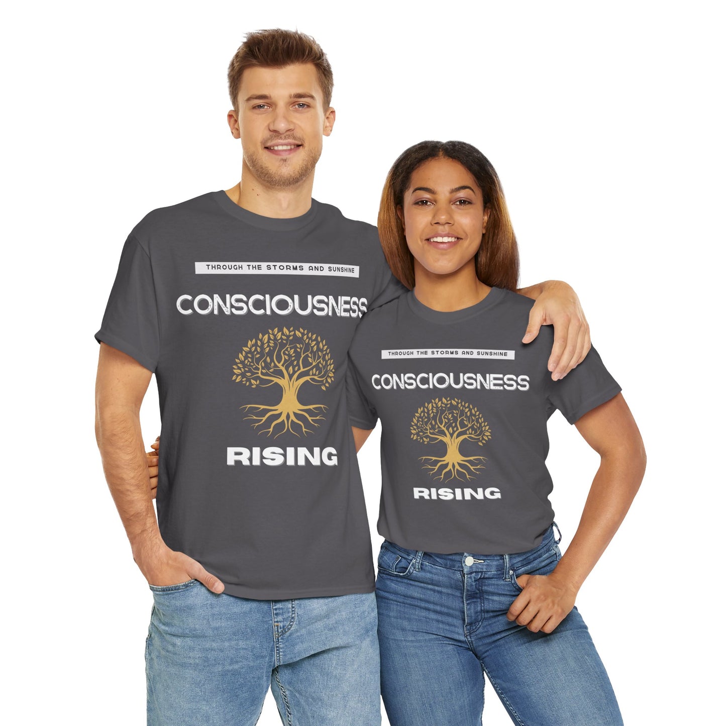 Consciousness Rising: Unisex Heavy Cotton Tee
