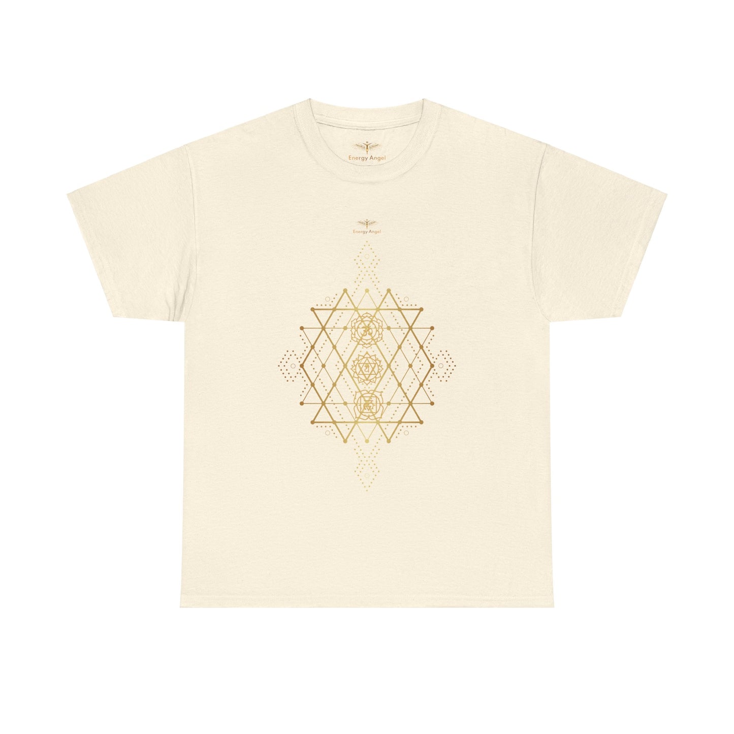 Sacred Geometry Chakra Unisex Heavy Cotton Tee