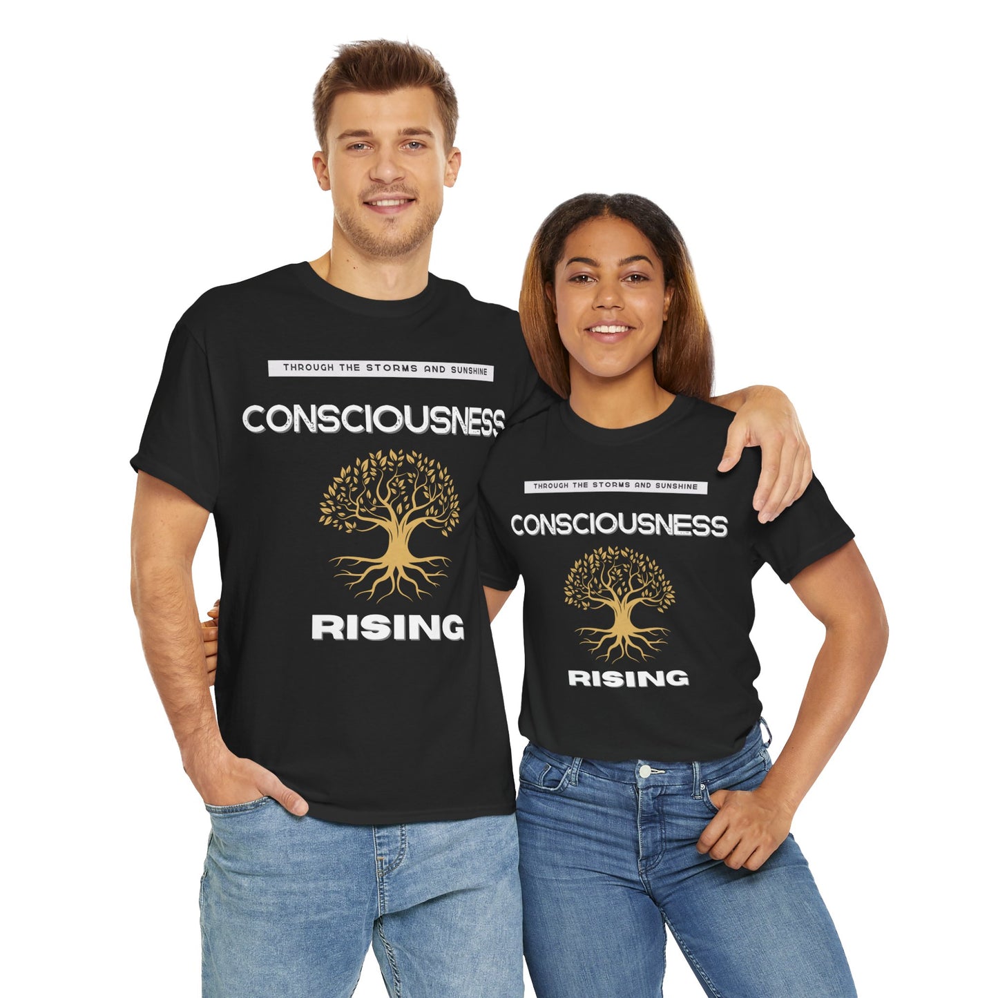 Consciousness Rising: Unisex Heavy Cotton Tee
