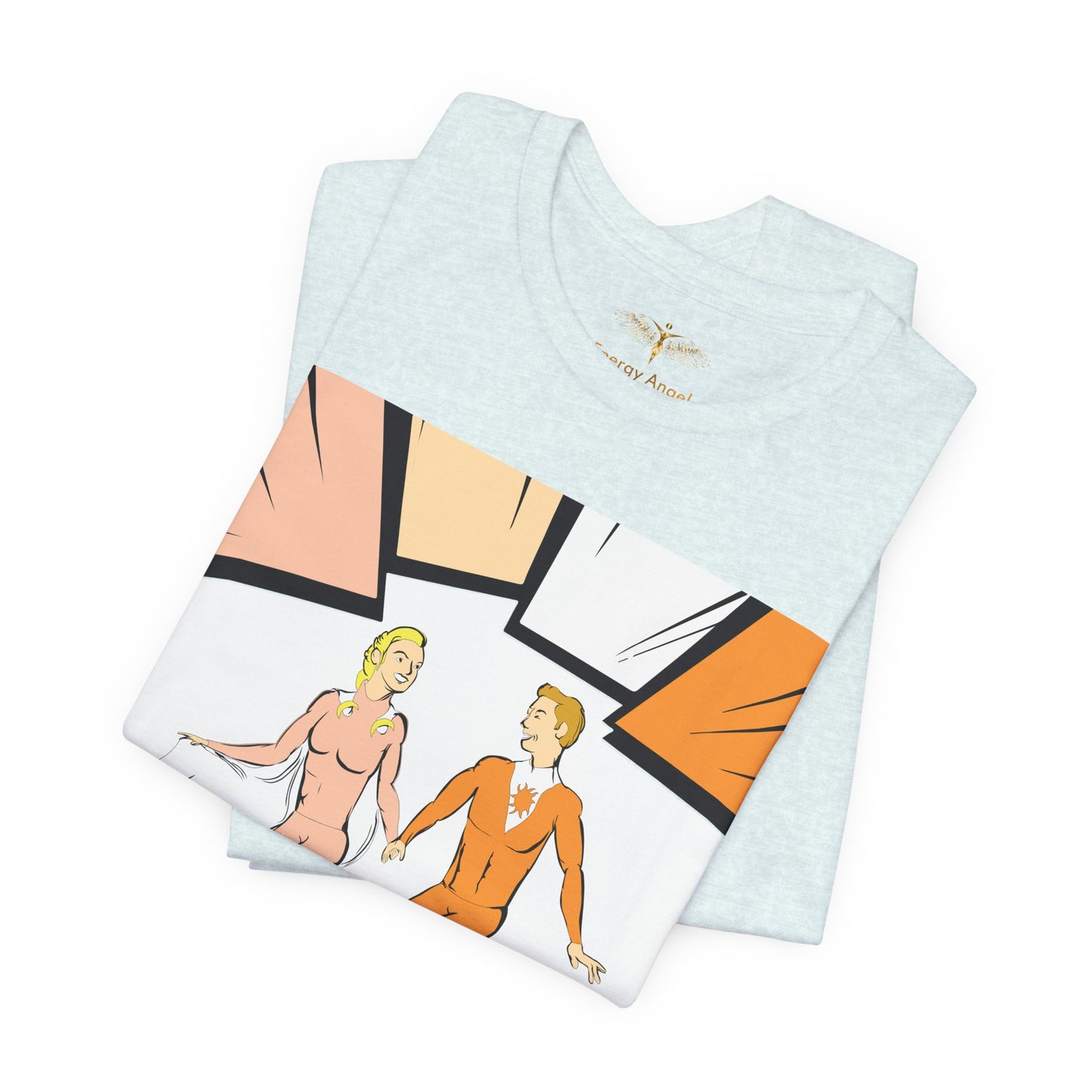 Solara & Rivo Sacral Chakra Tee — "Emotion. Art. Flow." Lightweight Unisex Design