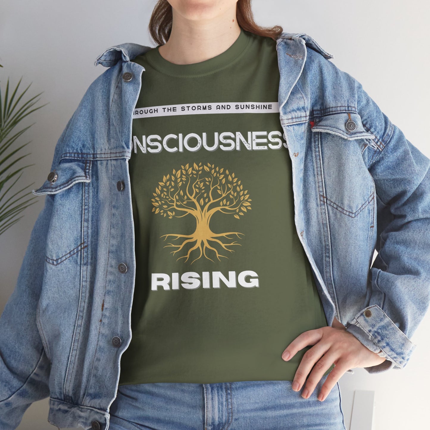 Consciousness Rising: Unisex Heavy Cotton Tee
