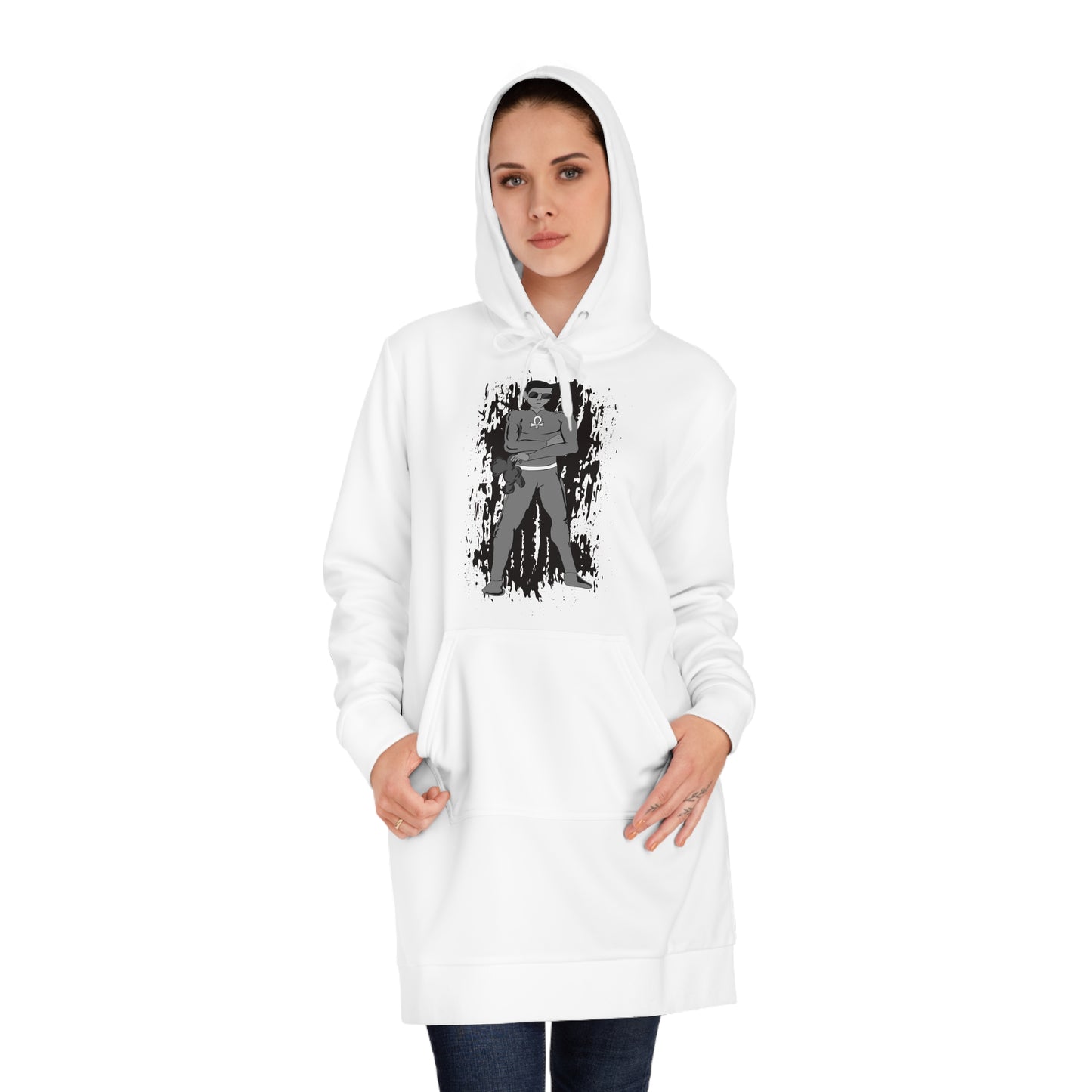 Women's Hoodie Chakra 1 Dress Root Chakra  — Gothic Samurai Graphic Streetwear