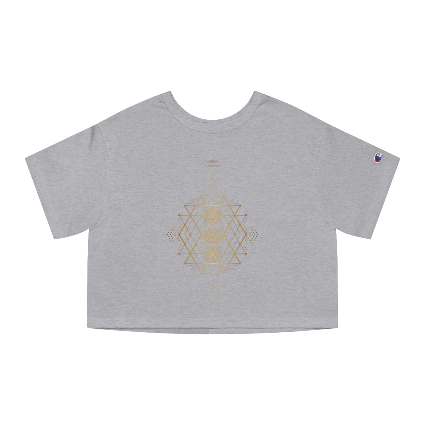 Cropped T-Shirt for Balance and Style - Champion Women's Chakra Harmony