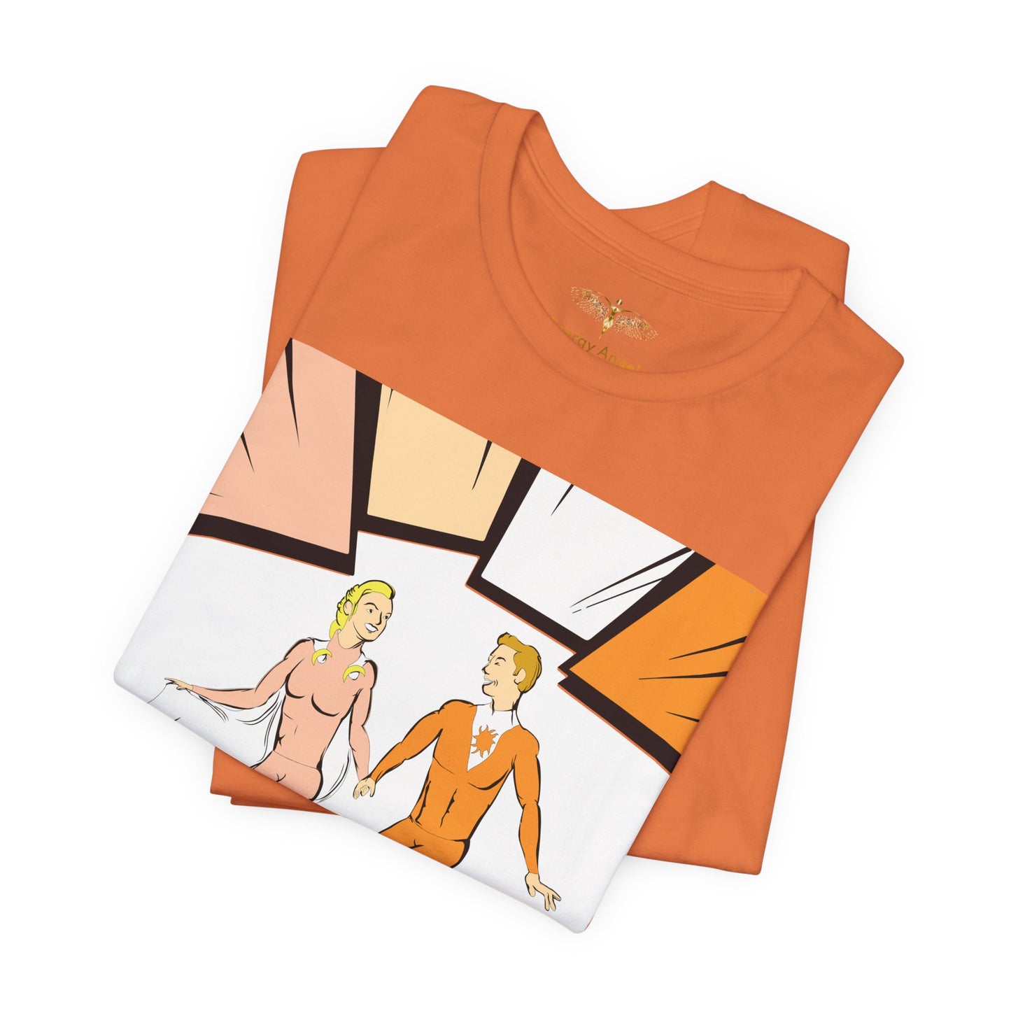Solara & Rivo Sacral Chakra Tee — "Emotion. Art. Flow." Lightweight Unisex Design