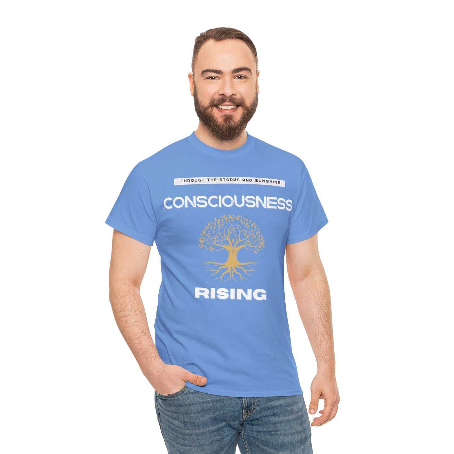 Consciousness Rising: Unisex Heavy Cotton Tee