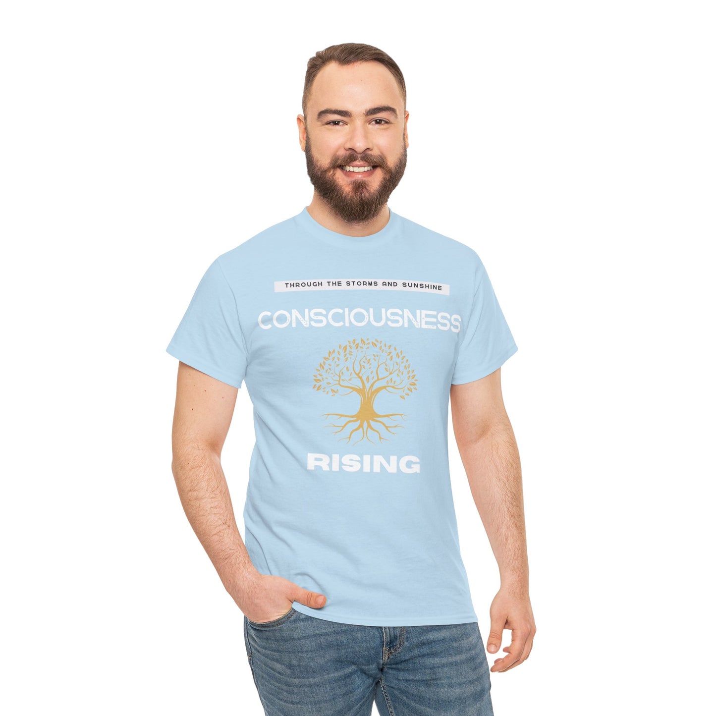 Consciousness Rising: Unisex Heavy Cotton Tee