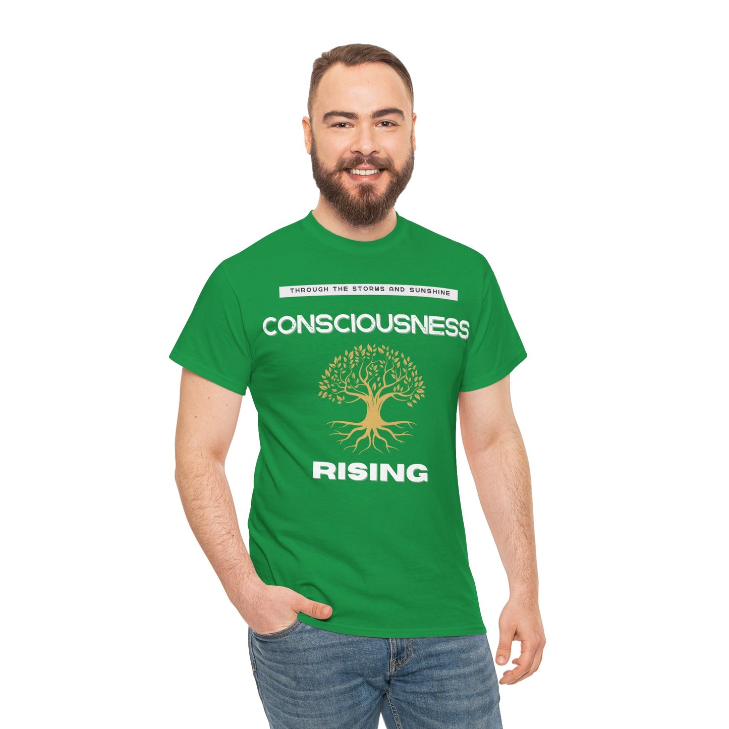 Consciousness Rising: Unisex Heavy Cotton Tee