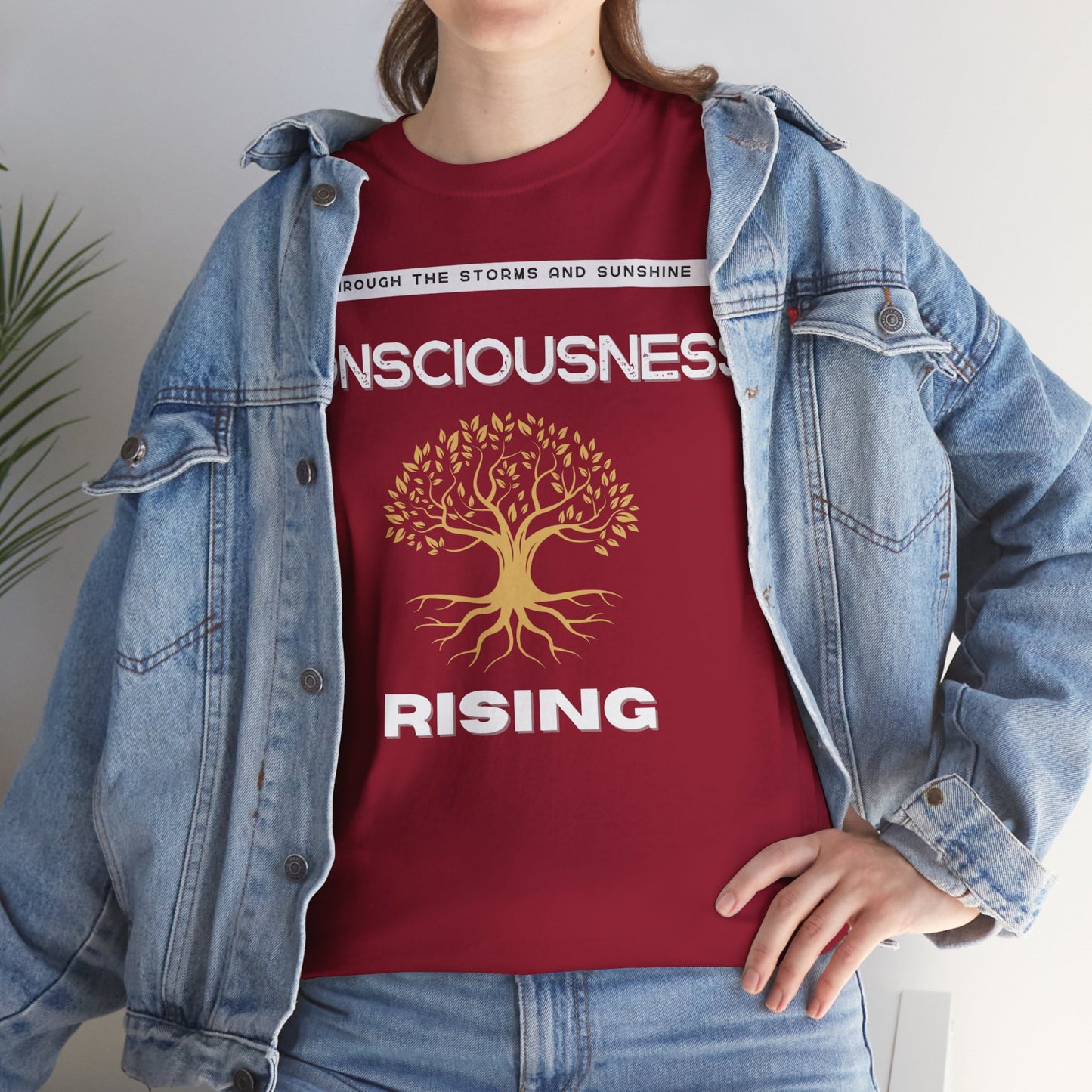 Consciousness Rising: Unisex Heavy Cotton Tee