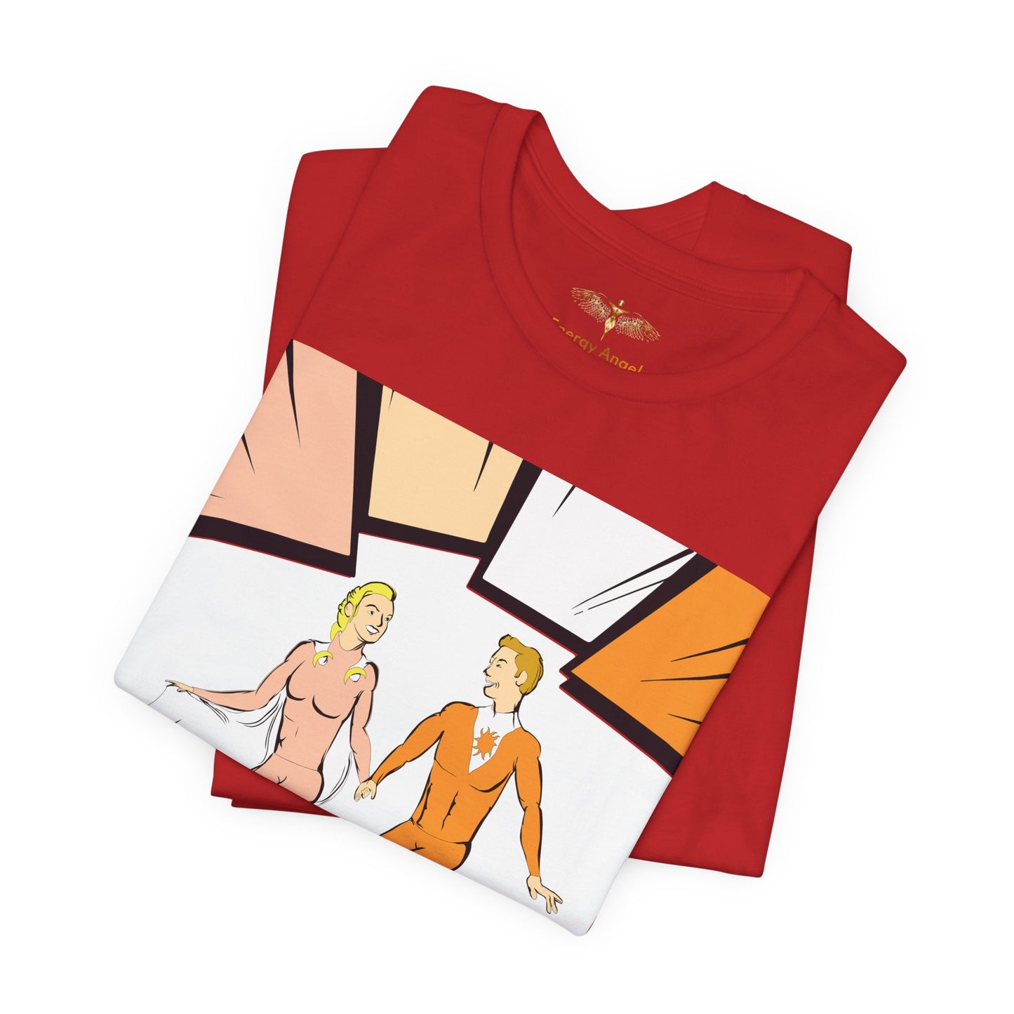 Solara & Rivo Sacral Chakra Tee — "Emotion. Art. Flow." Lightweight Unisex Design