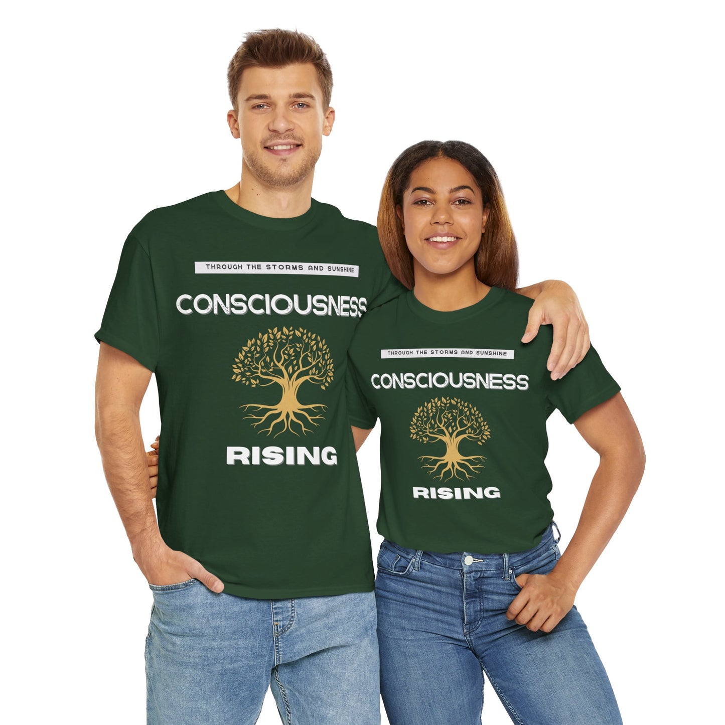Consciousness Rising: Unisex Heavy Cotton Tee