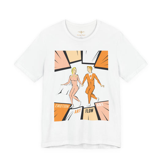Solara & Rivo Sacral Chakra Tee — "Emotion. Art. Flow." Lightweight Unisex Design