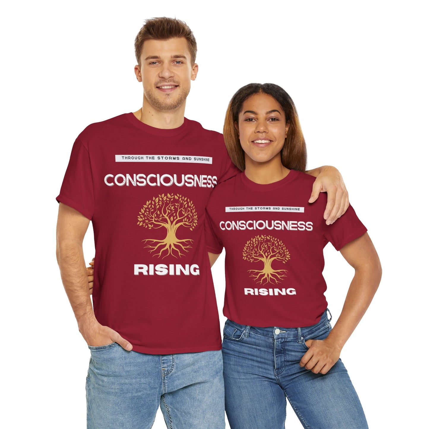 Consciousness Rising: Unisex Heavy Cotton Tee