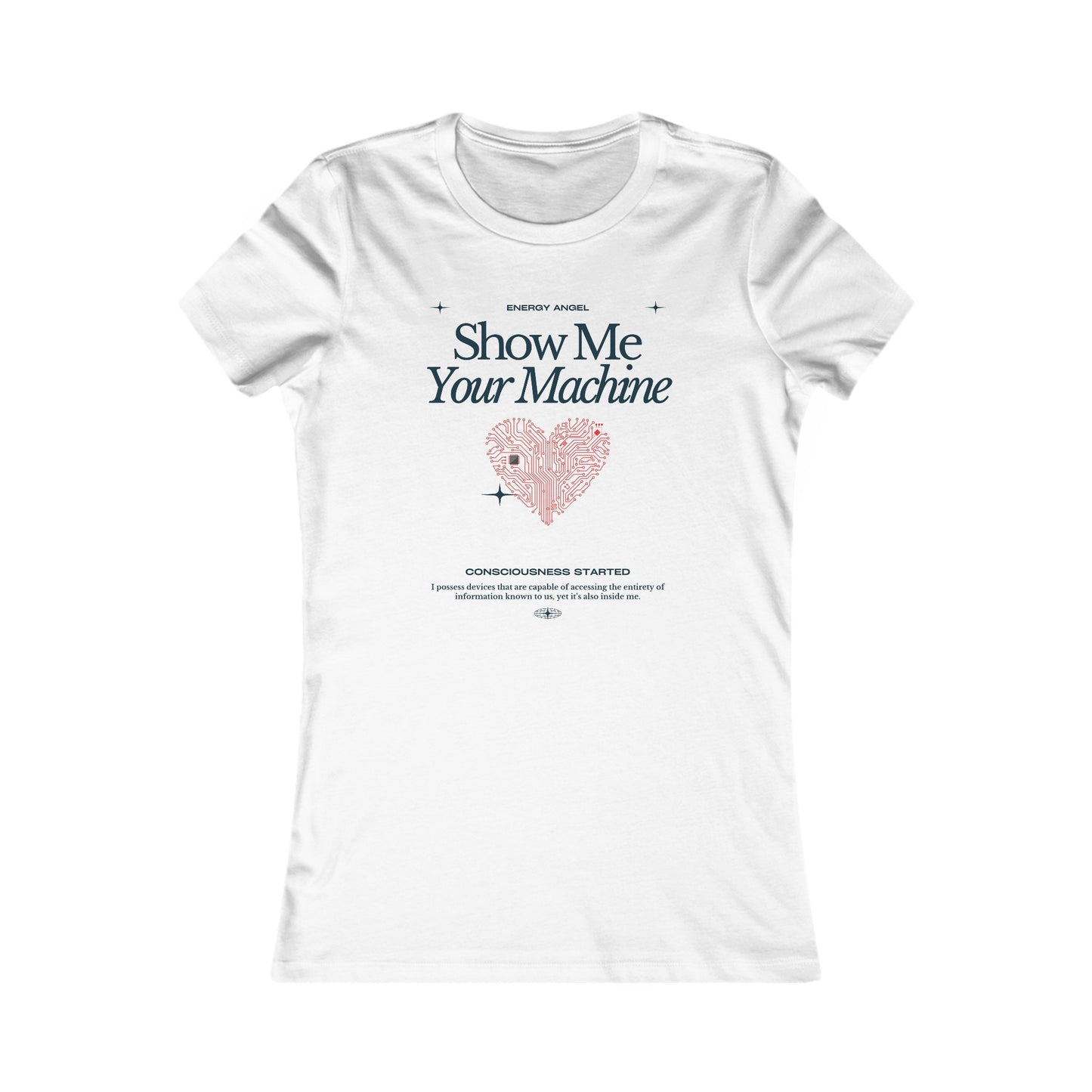 Jascotee x Energy Angel: Unveil Your Potential Women's Favorite Tee