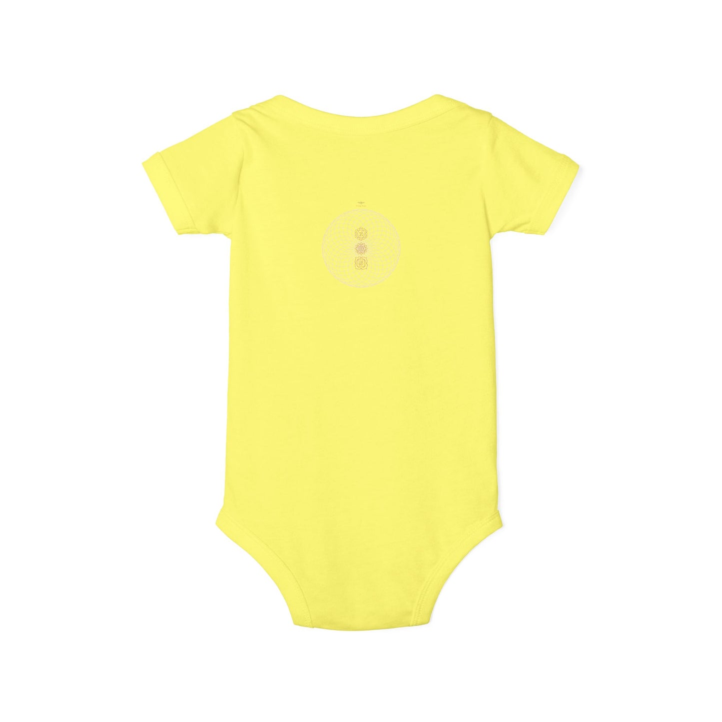 Solara & Rivo Infant Sacral Chakra Bodysuit — "Emotion. Art. Flow." Organic Cotton One-Piece