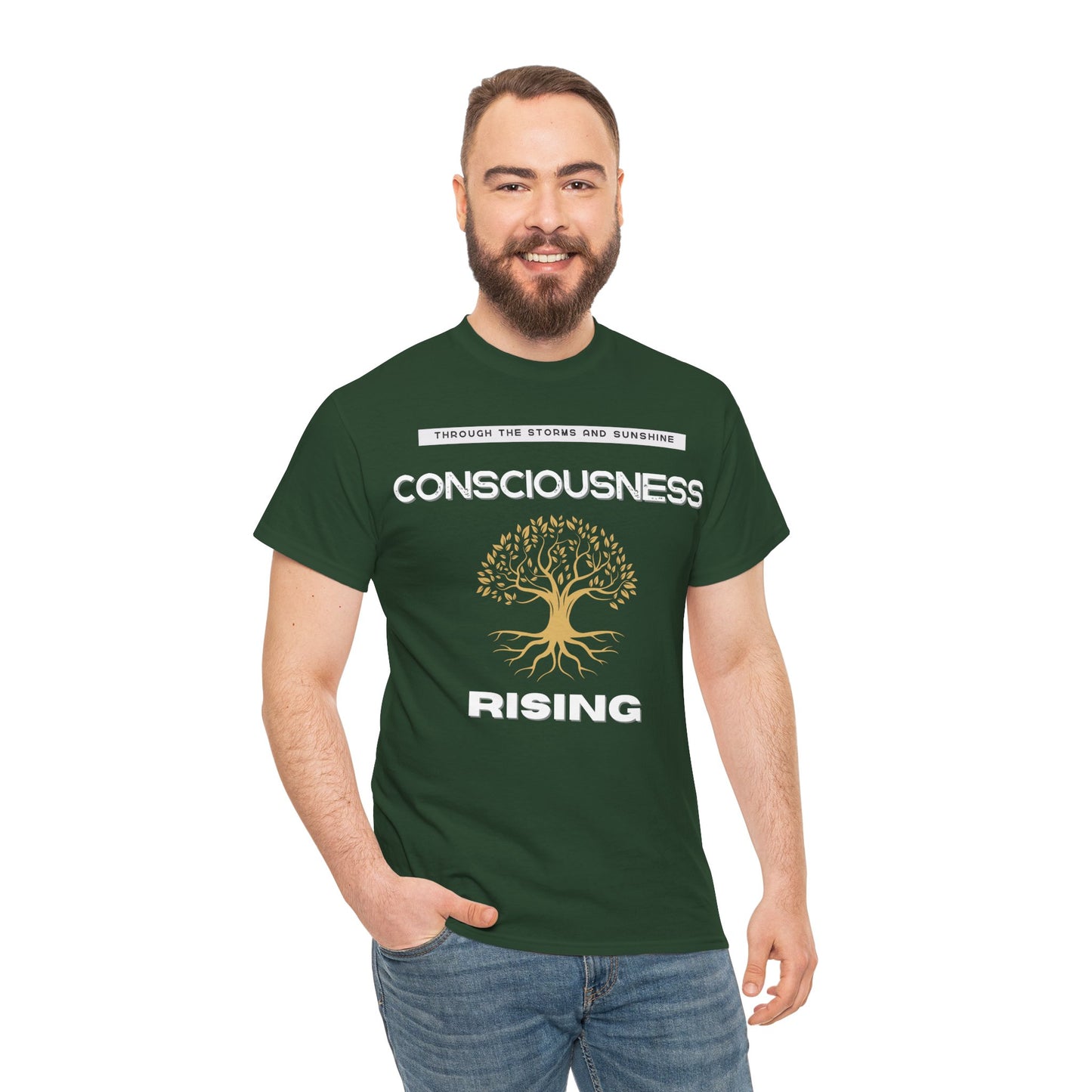 Consciousness Rising: Unisex Heavy Cotton Tee