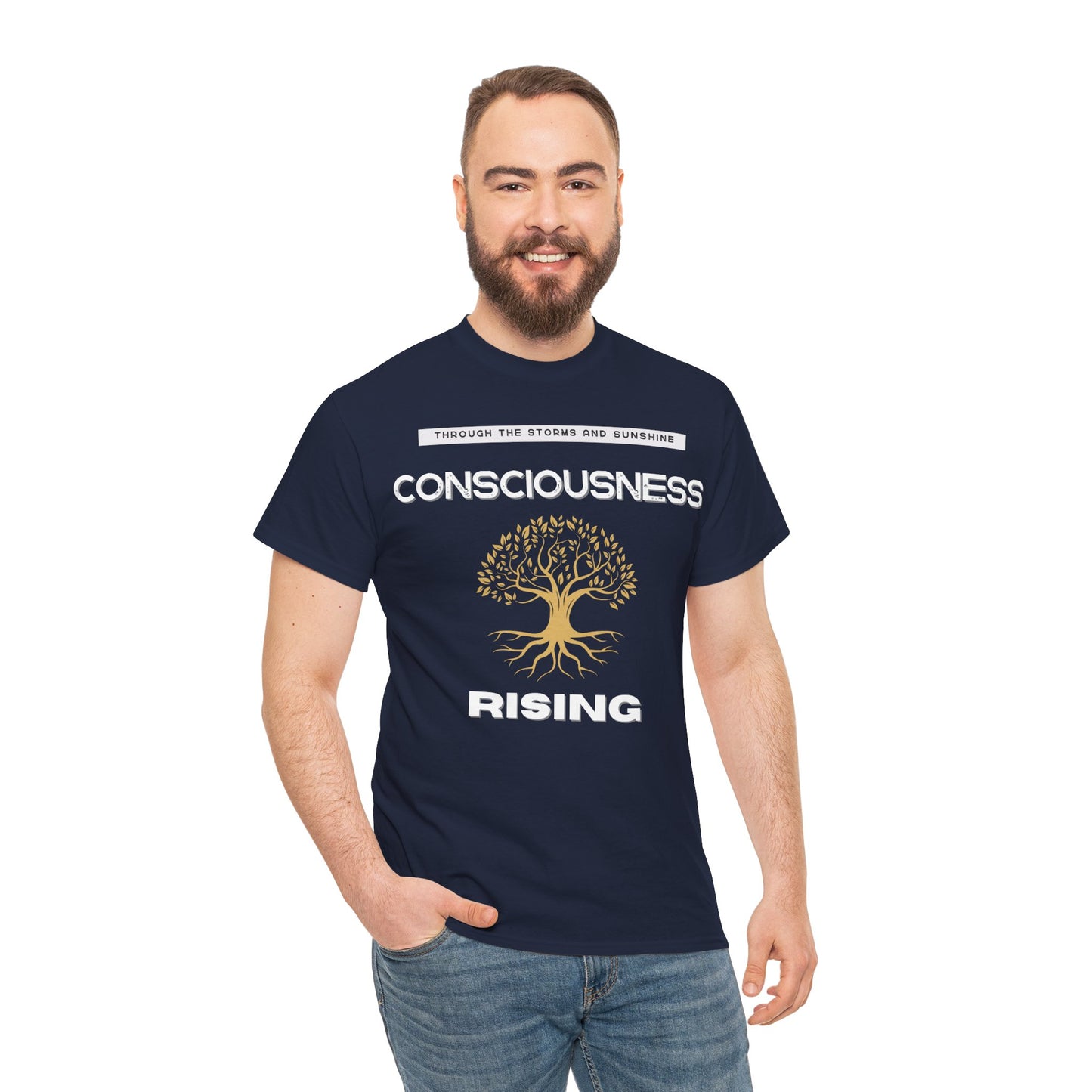 Consciousness Rising: Unisex Heavy Cotton Tee