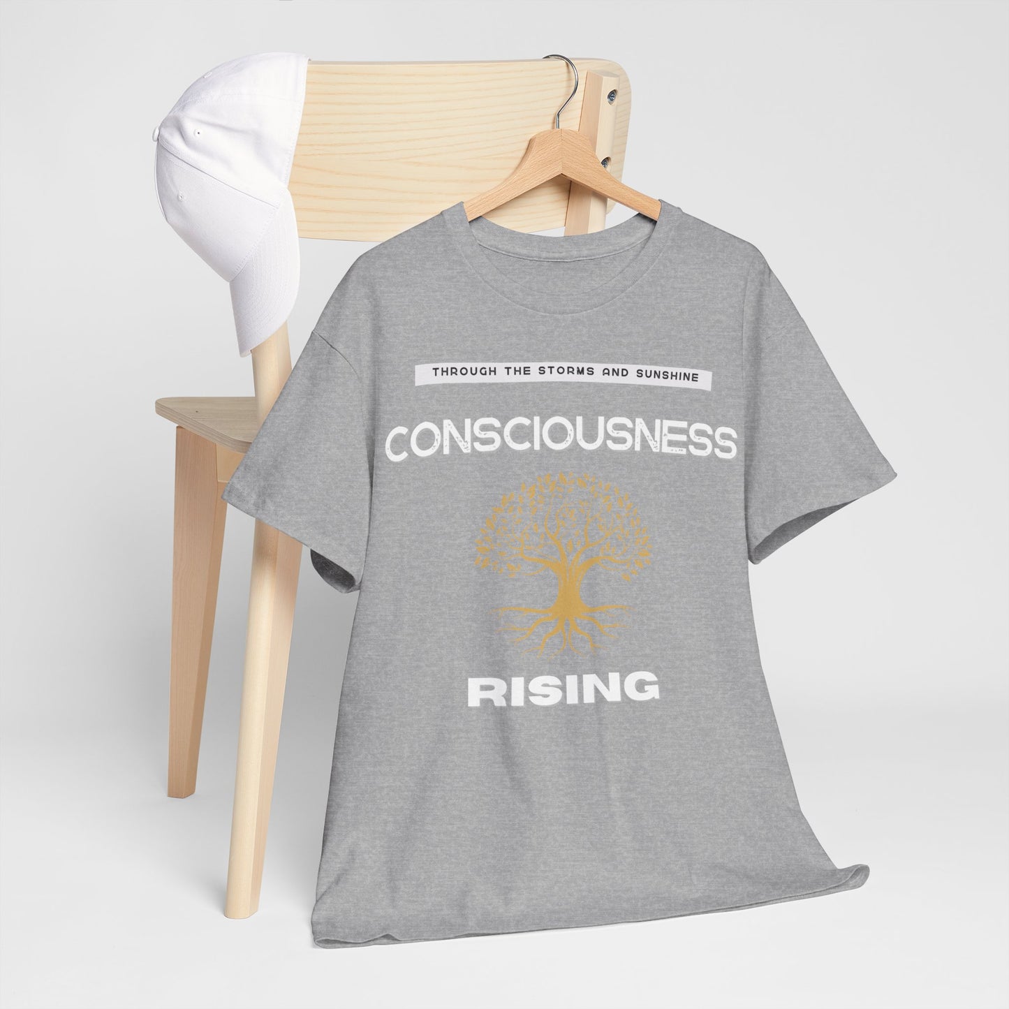Consciousness Rising: Unisex Heavy Cotton Tee