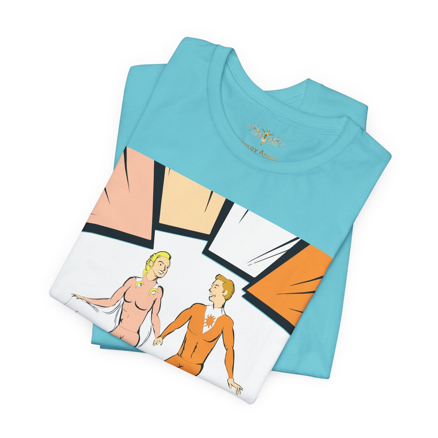 Solara & Rivo Sacral Chakra Tee — "Emotion. Art. Flow." Lightweight Unisex Design