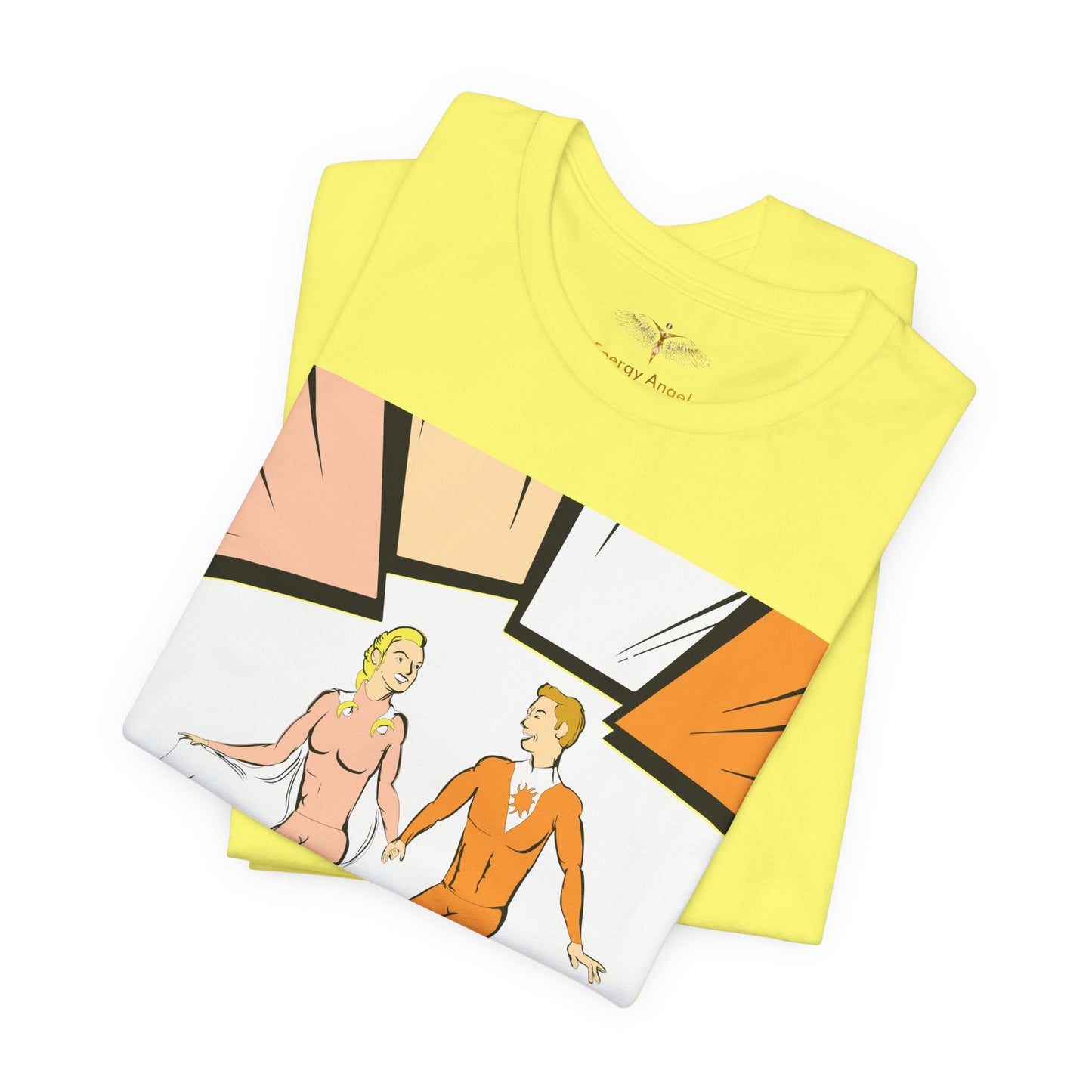 Solara & Rivo Sacral Chakra Tee — "Emotion. Art. Flow." Lightweight Unisex Design