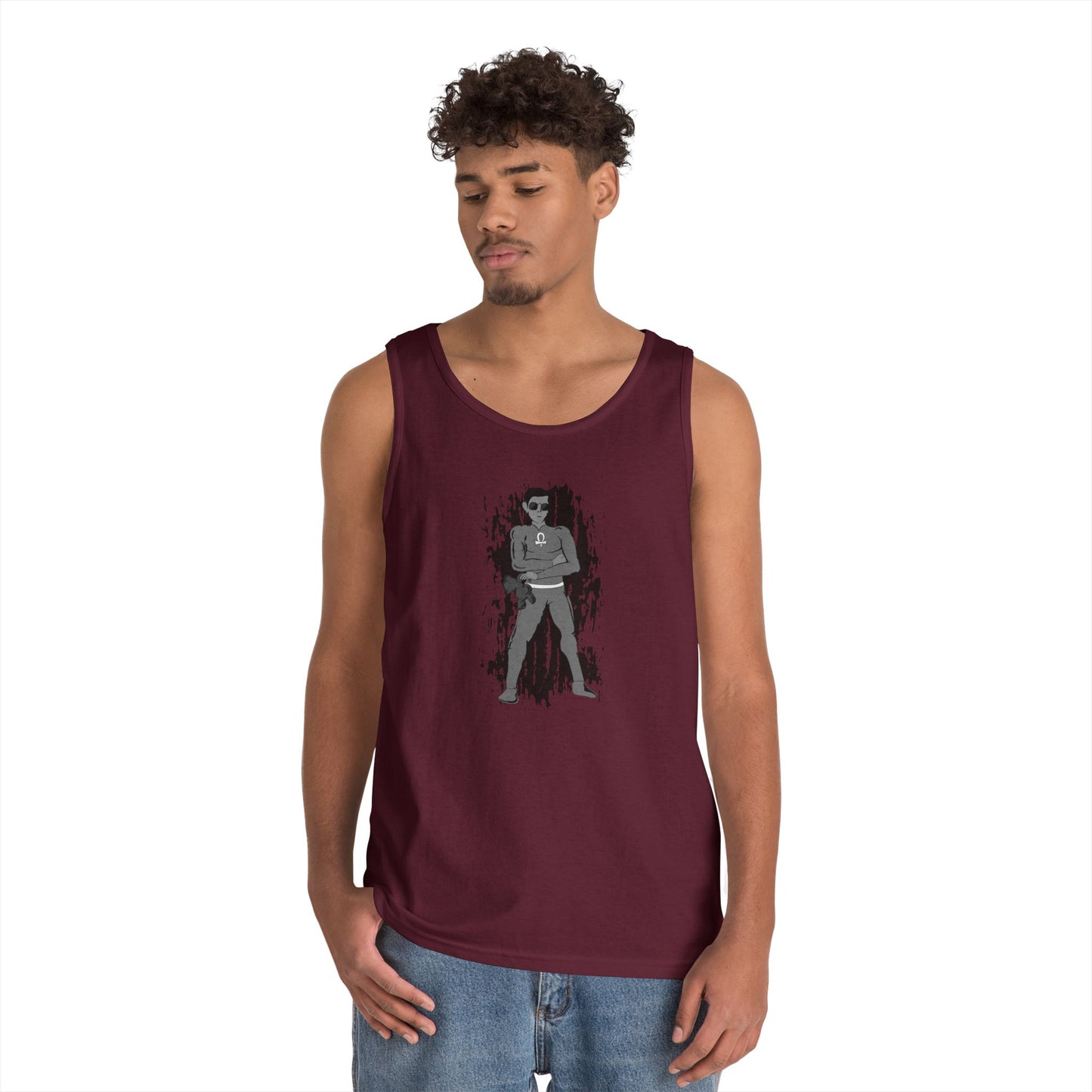 Root Chakra 1 Tank Top — Retro Explorer Graphic
