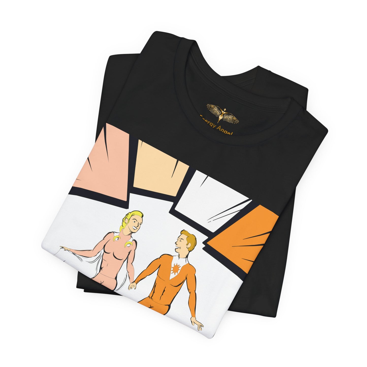 Solara & Rivo Sacral Chakra Tee — "Emotion. Art. Flow." Lightweight Unisex Design