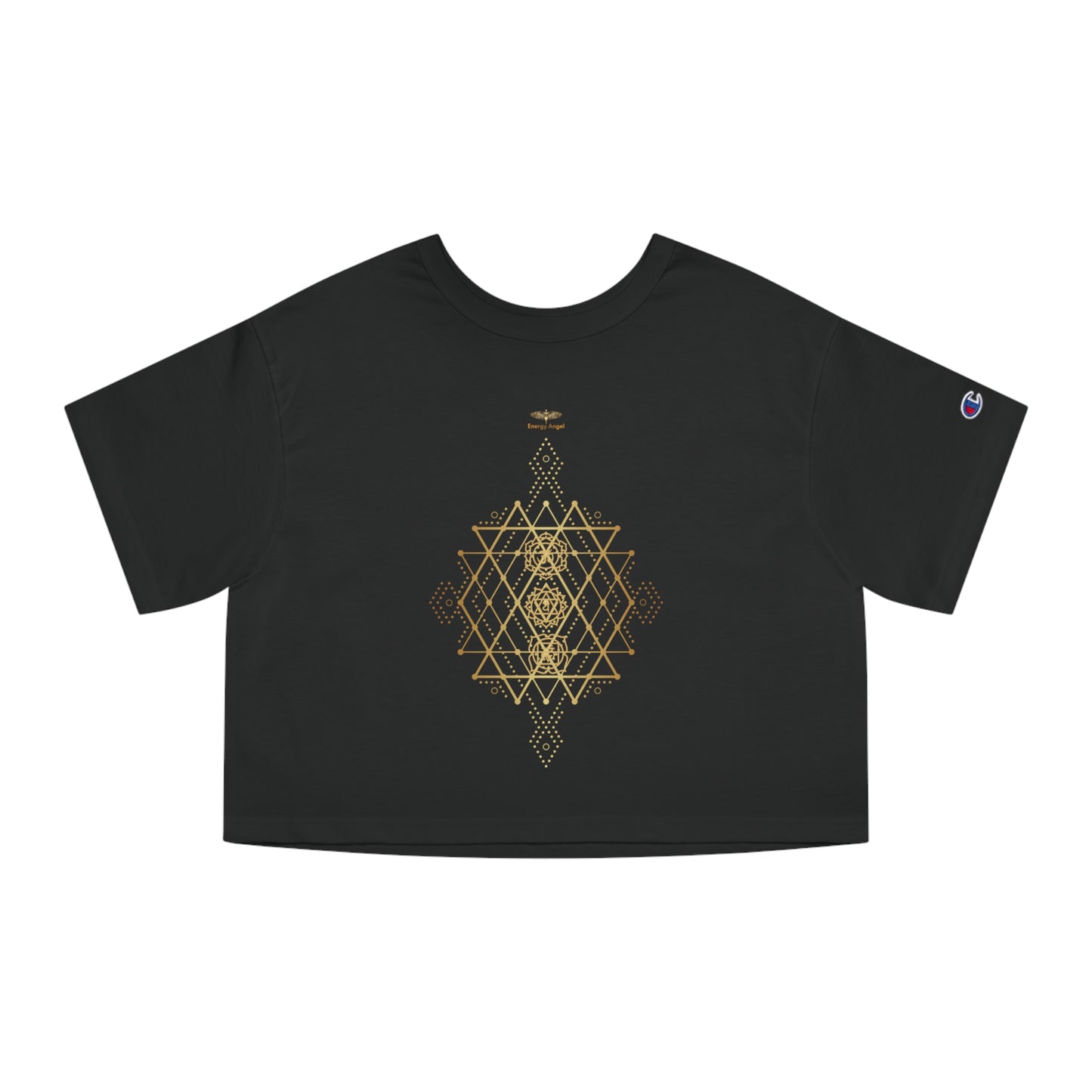 Cropped T-Shirt for Balance and Style - Champion Women's Chakra Harmony