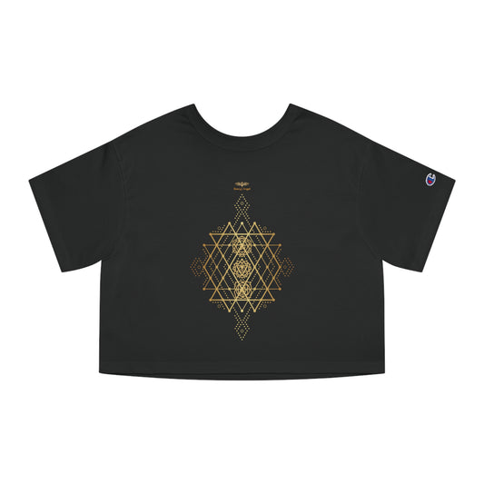Cropped T-Shirt for Balance and Style - Champion Women's Chakra Harmony