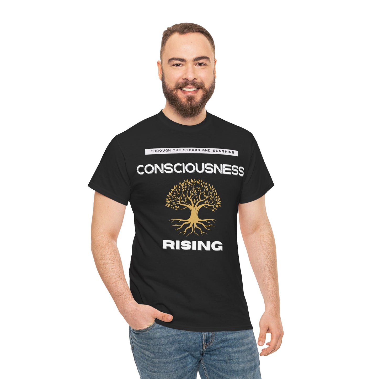 Consciousness Rising: Unisex Heavy Cotton Tee