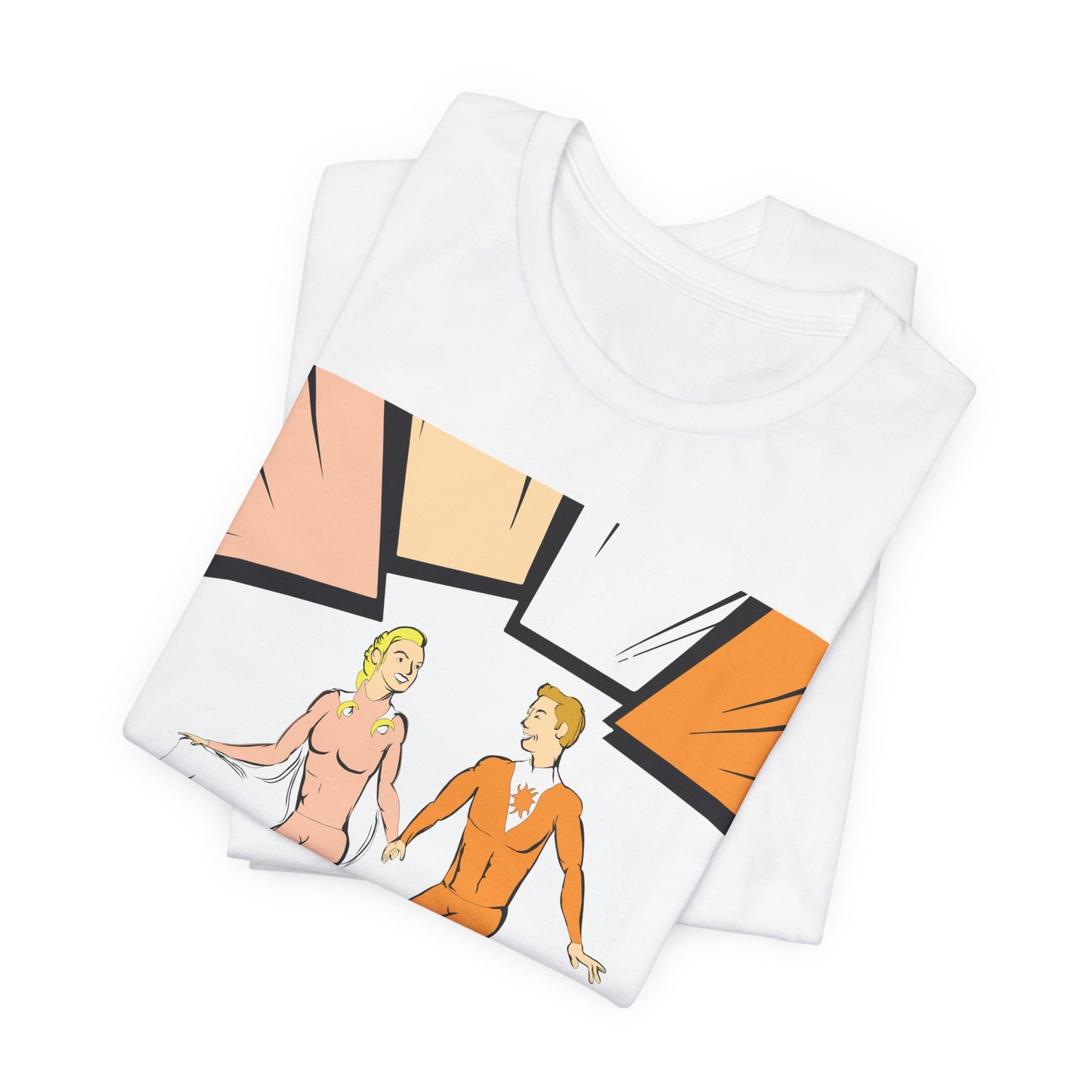 Art Flow Sacral Chakra Graphic Tee — Emotion Art Flow Couple Design