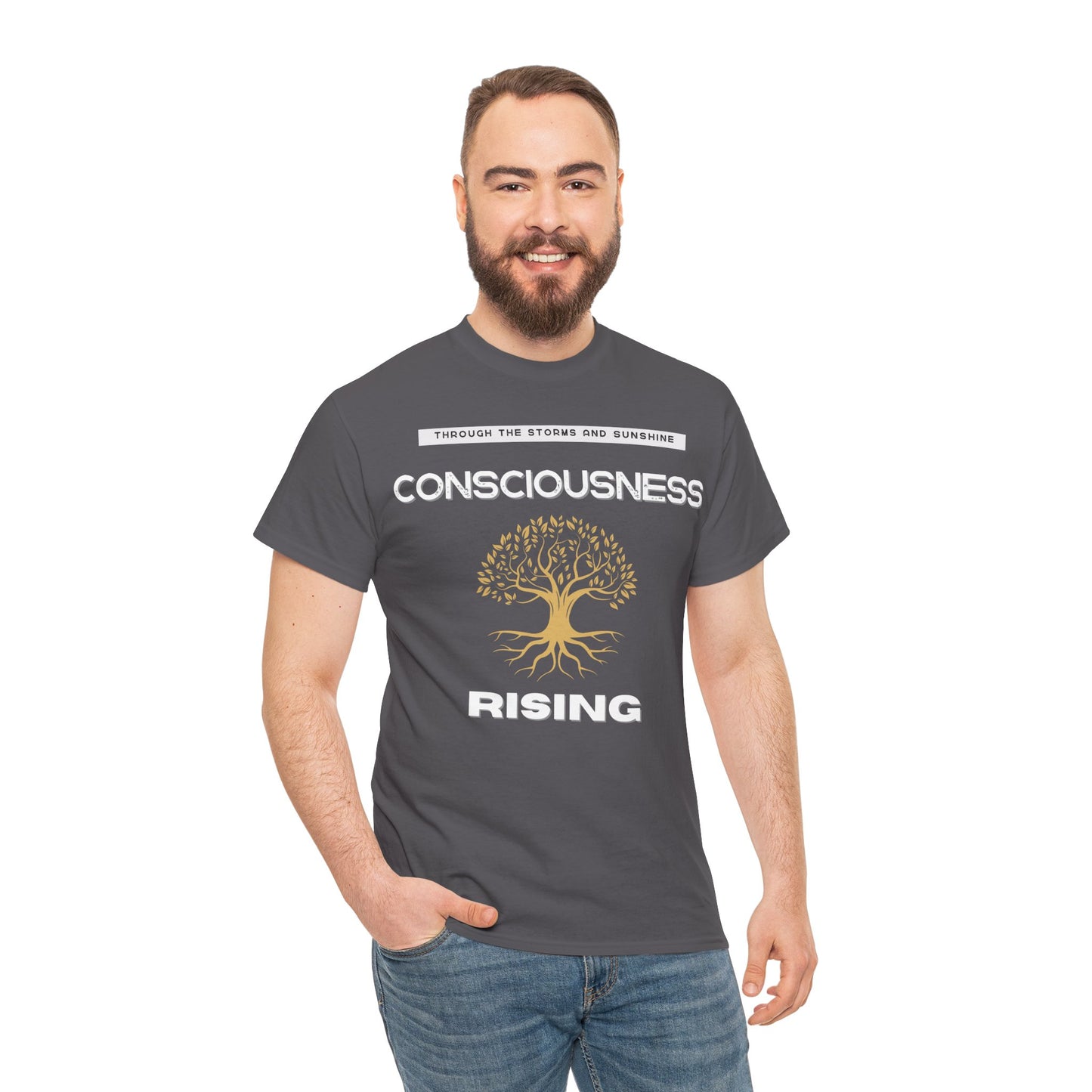 Consciousness Rising: Unisex Heavy Cotton Tee