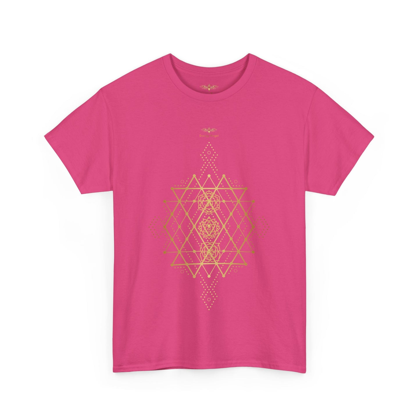 Sacred Geometry Chakra Unisex Heavy Cotton Tee