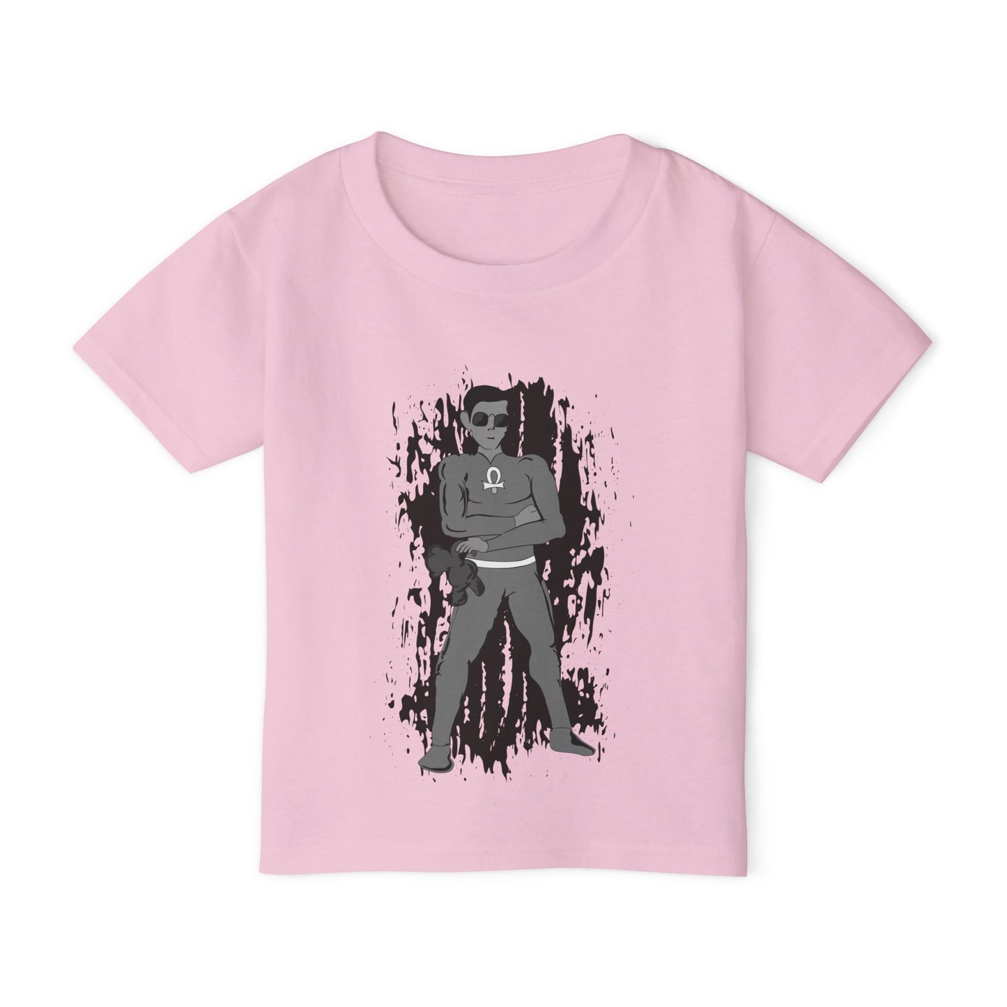 Toddler Root Chakra Superhero  Chakra 1 T‑Shirt — Cool Boy Graphic with '10' Jersey