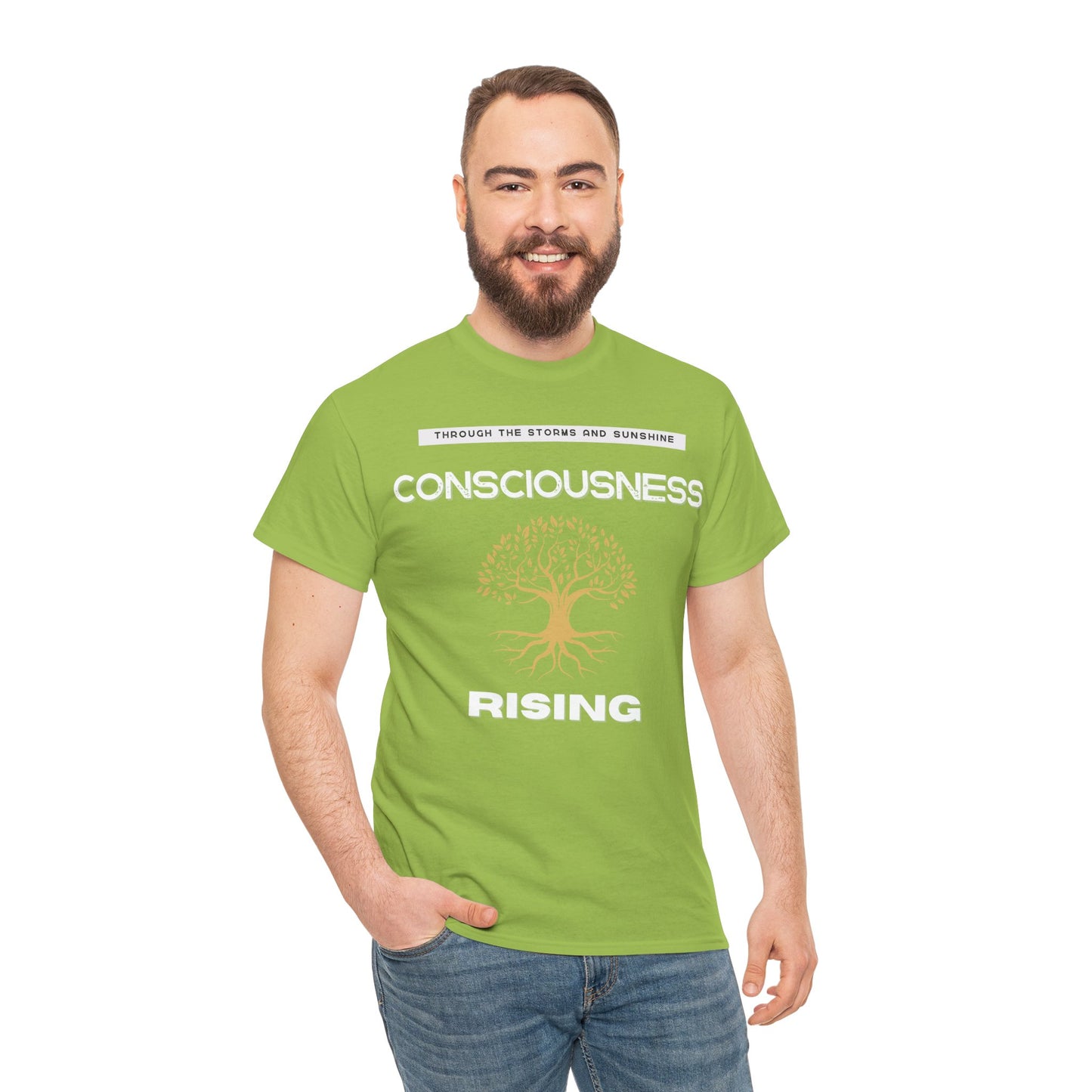 Consciousness Rising: Unisex Heavy Cotton Tee